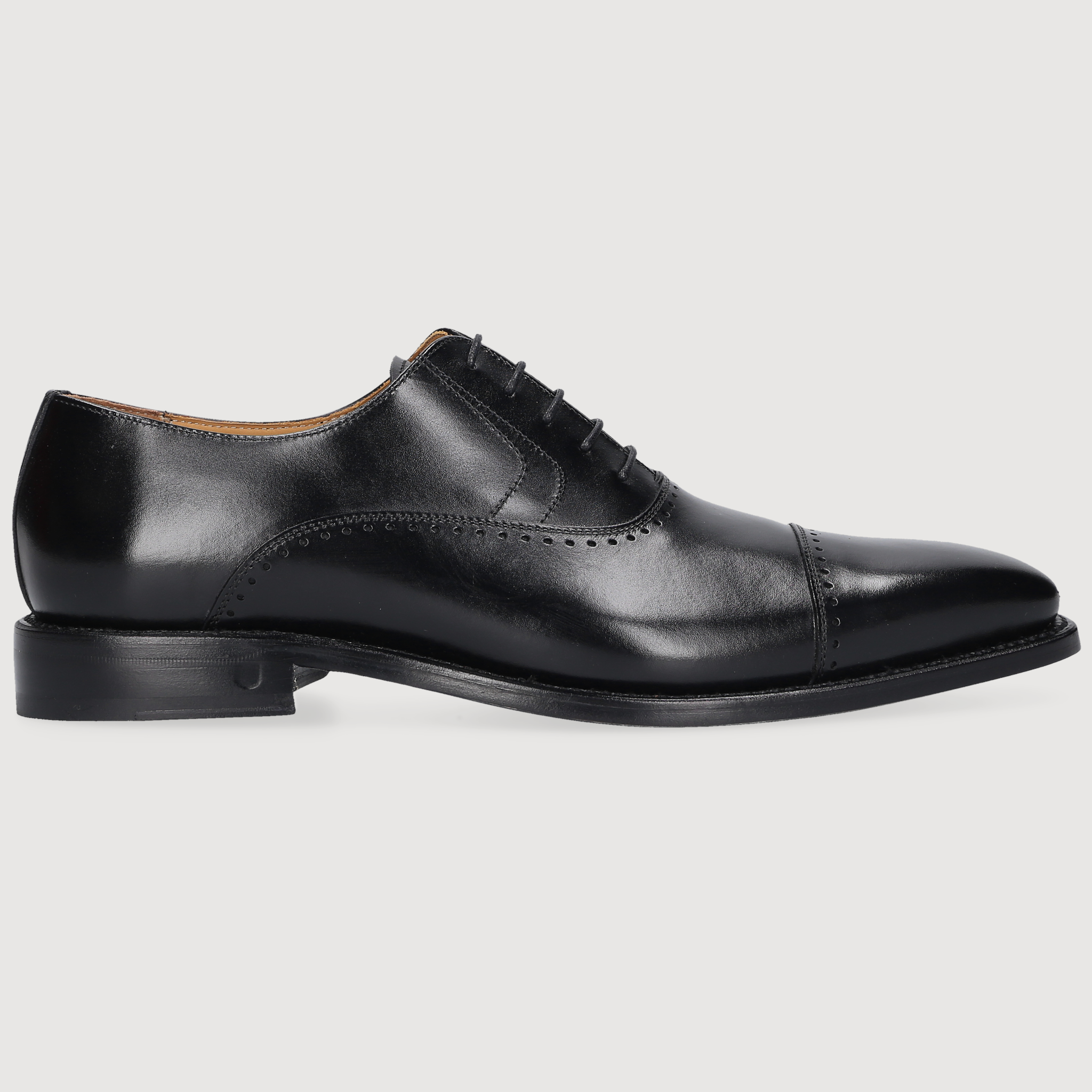 Henry Stevens Herren Businessschuhe Liam CO - Schwarz