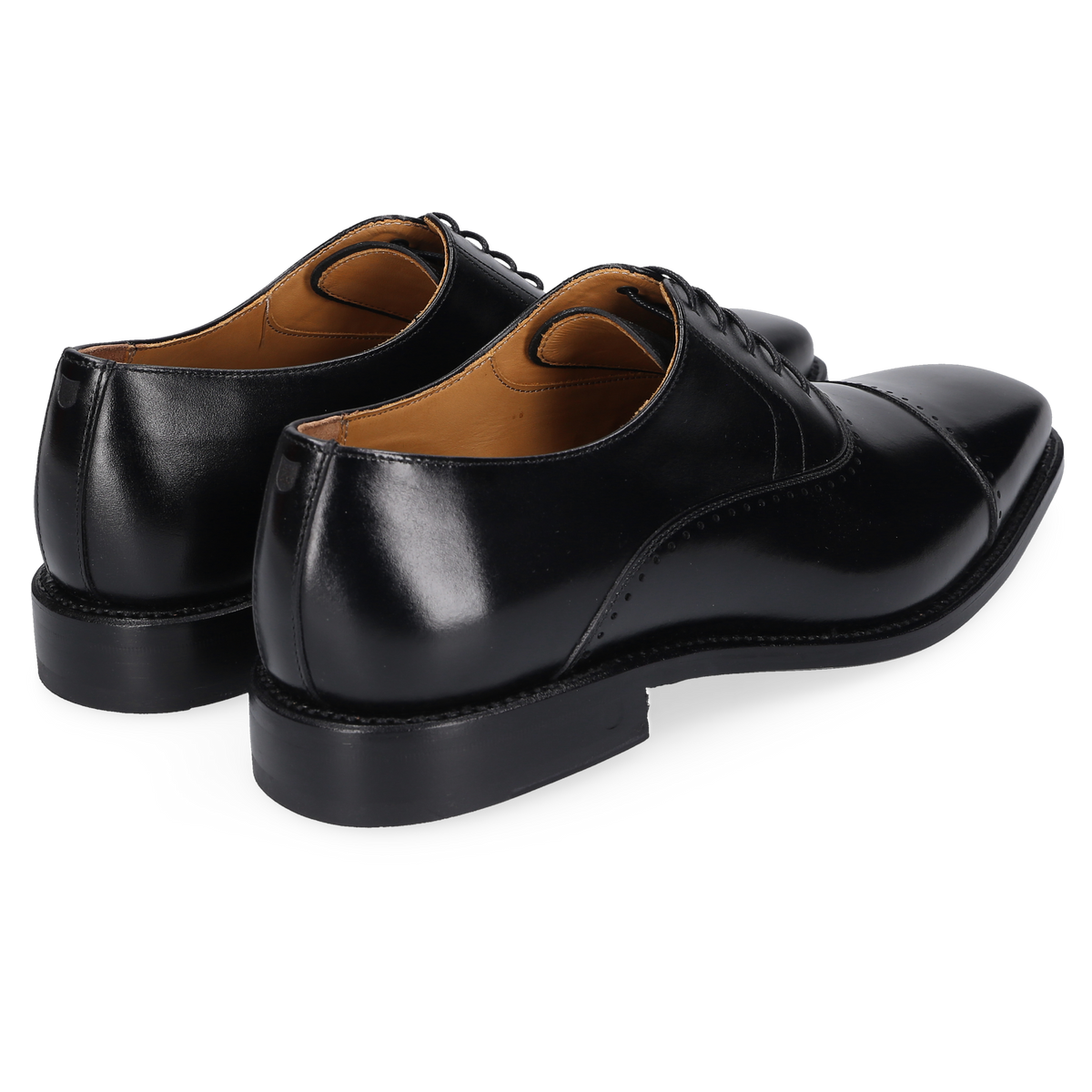 Henry Stevens Herren Businessschuhe Liam CO - Schwarz