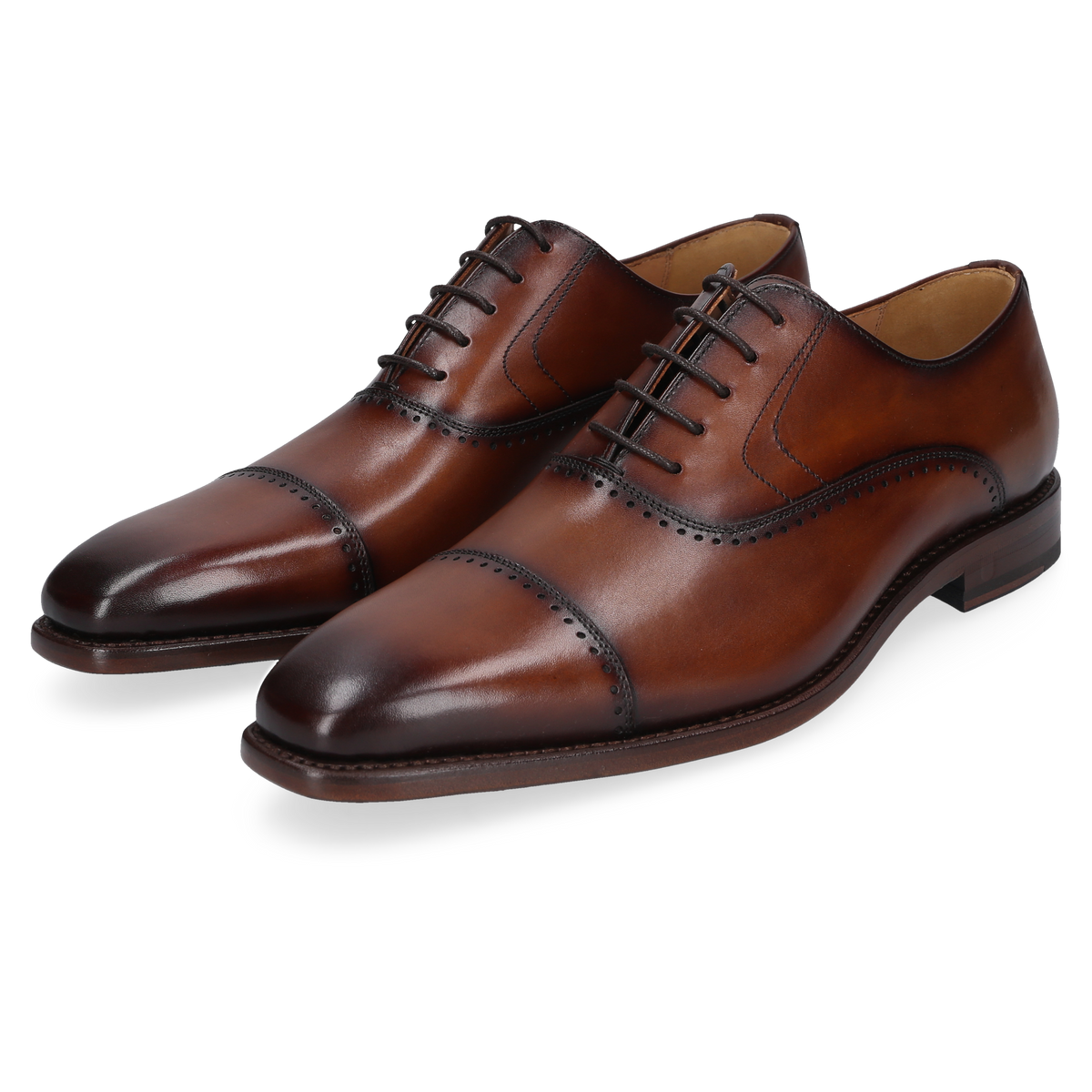 Henry Stevens Herren Businessschuhe Liam CO - Braun