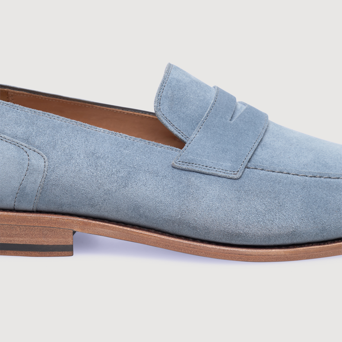 Henry Stevens Herren Loafer Marshall PL - Blaugrau