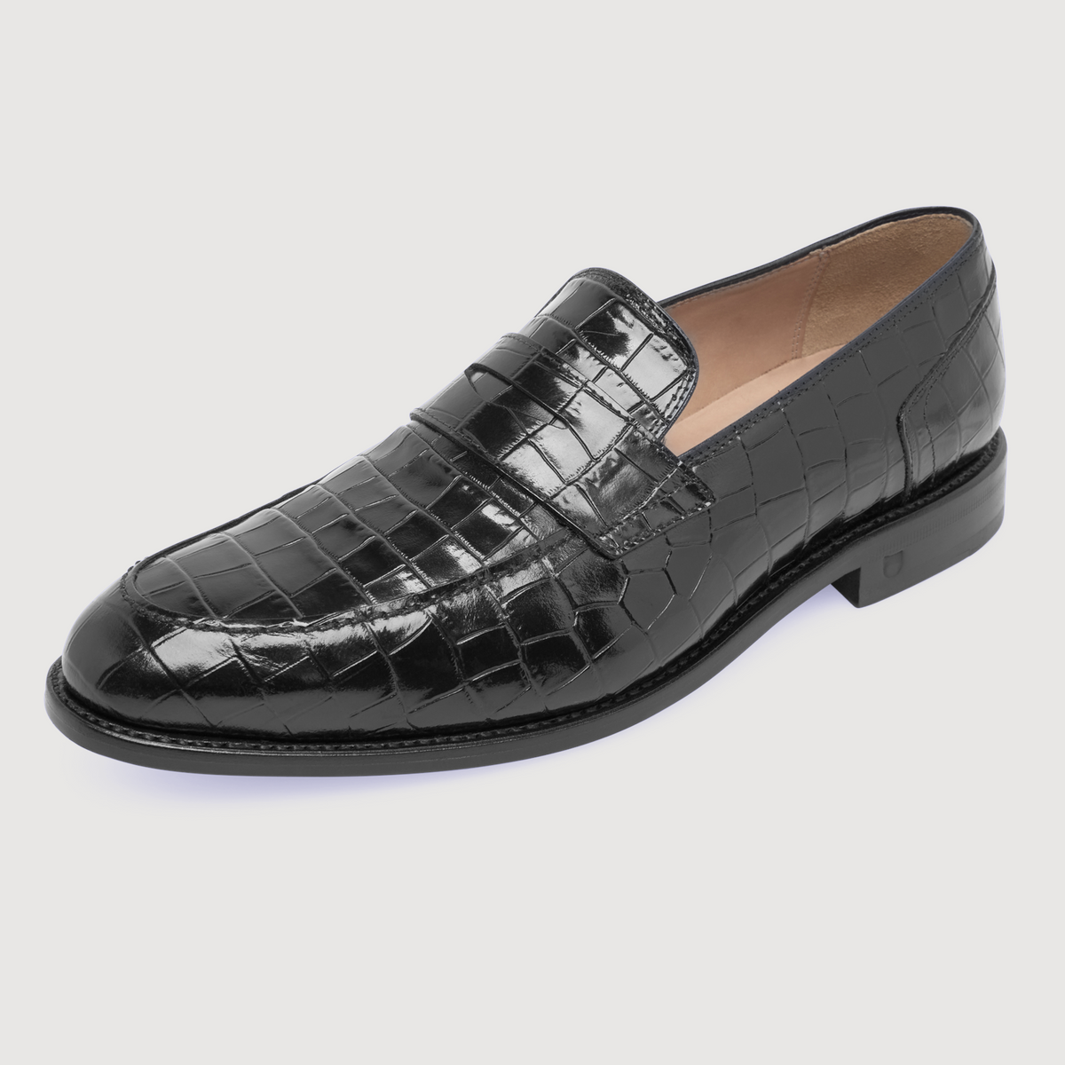 Henry Stevens Herren Loafer Marshall PL - Schwarz