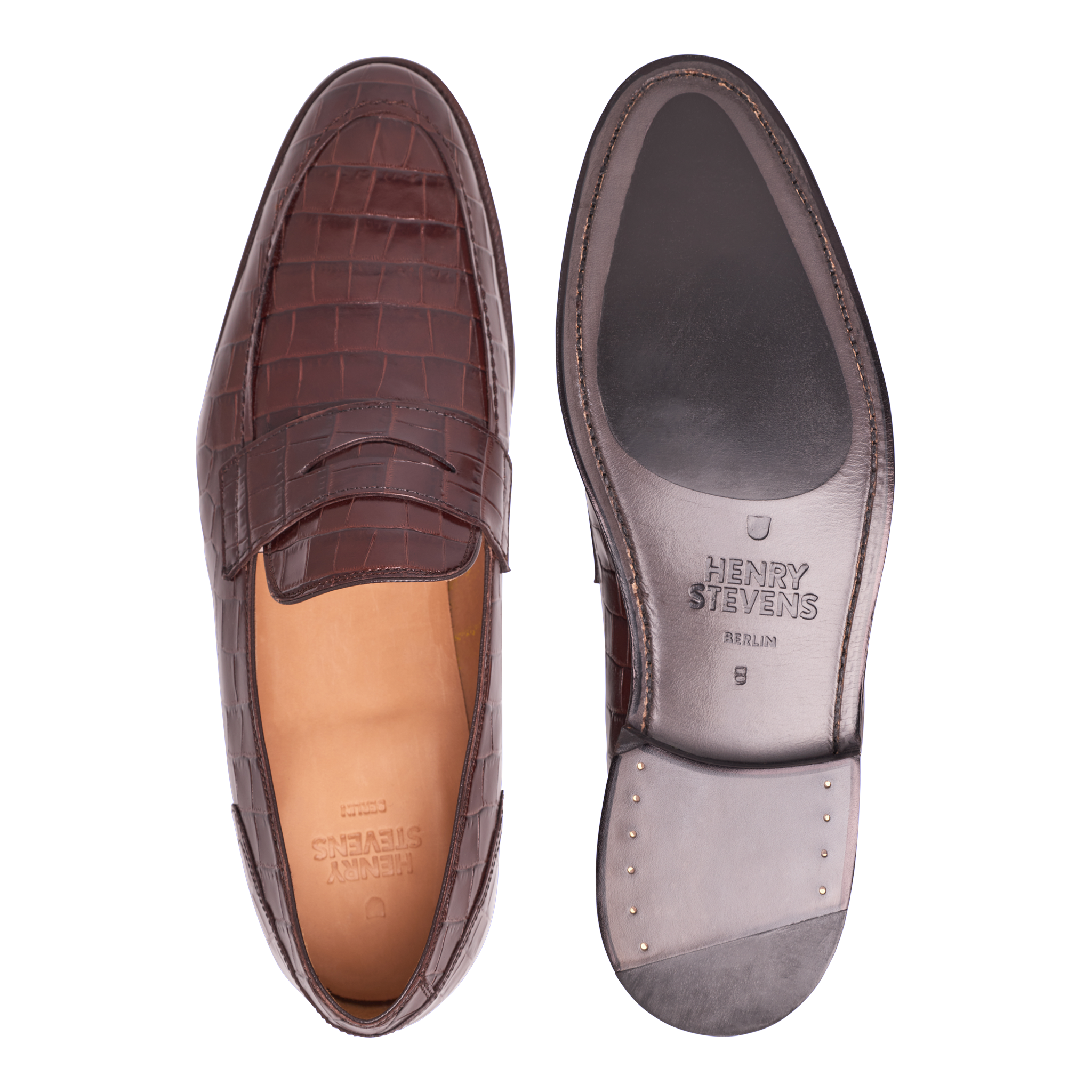 Henry Stevens Herren Marshall PL - Dunkelbraun