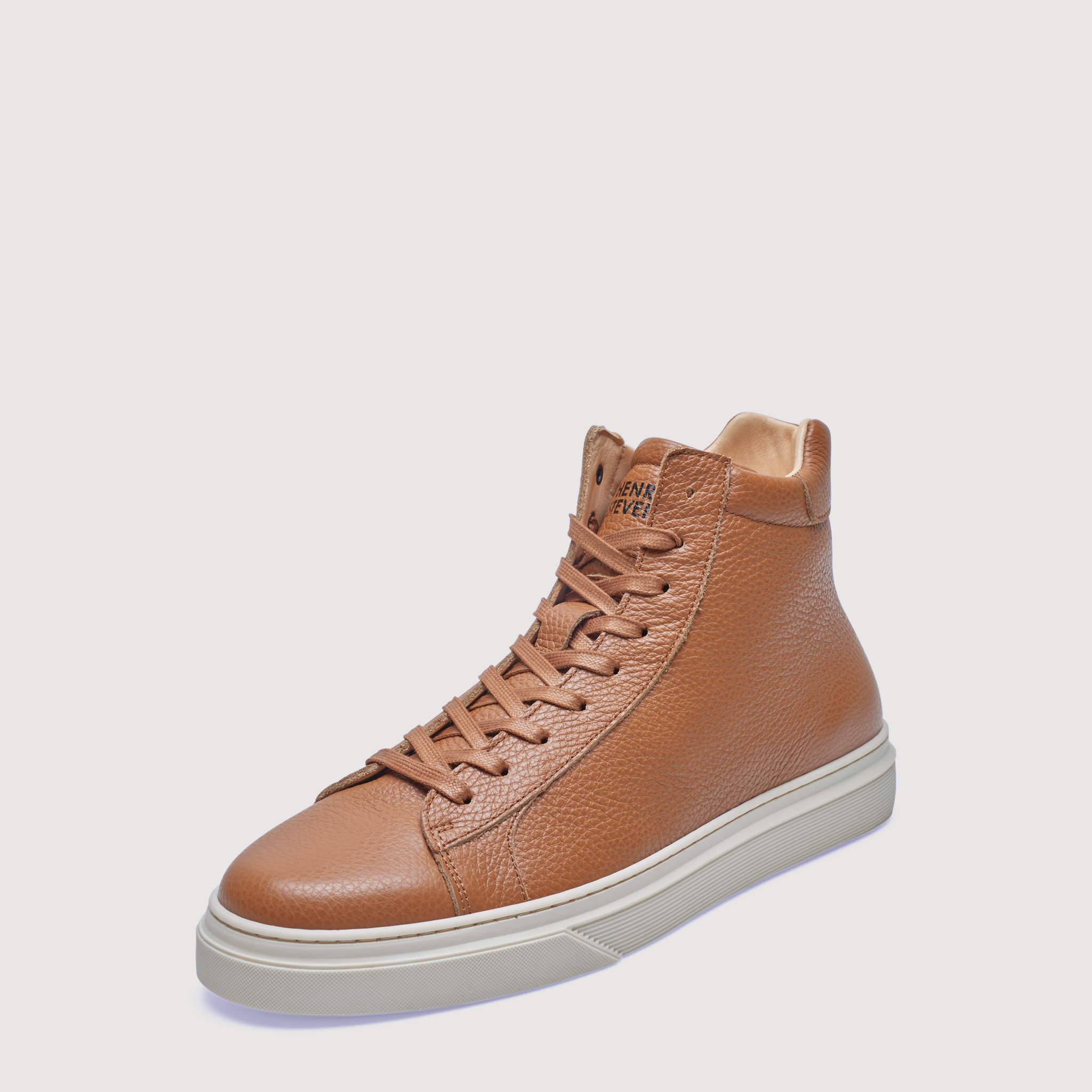 Henry Stevens Herren Sneaker Travis Plain Braun