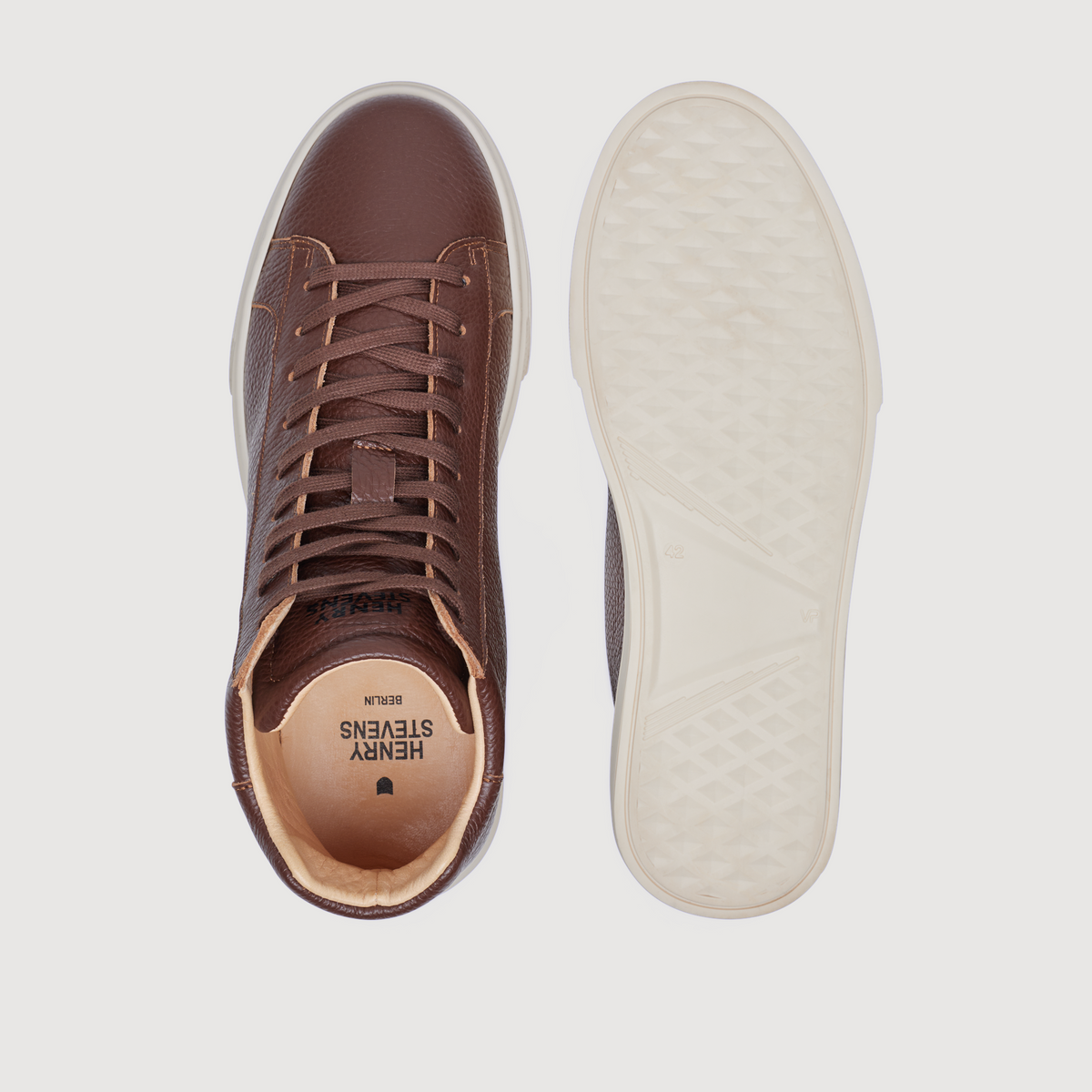 Henry Stevens Herren Sneaker Travis MTS - Dunkelbraun