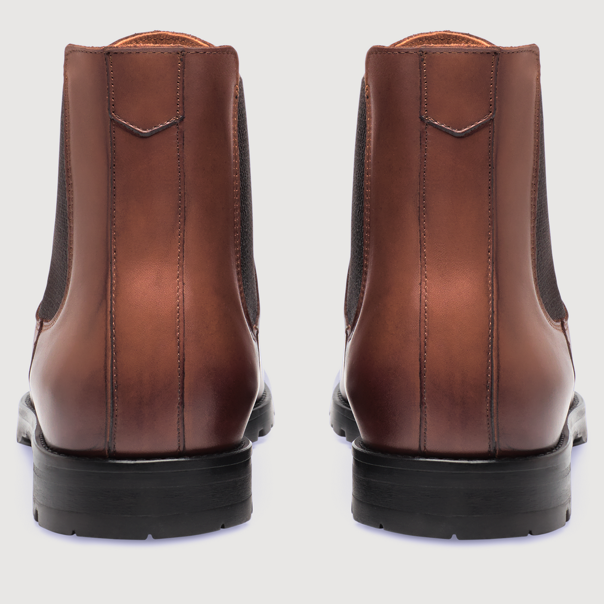 Henry Stevens Herren Boot Wallace Plain Dunkelbraun