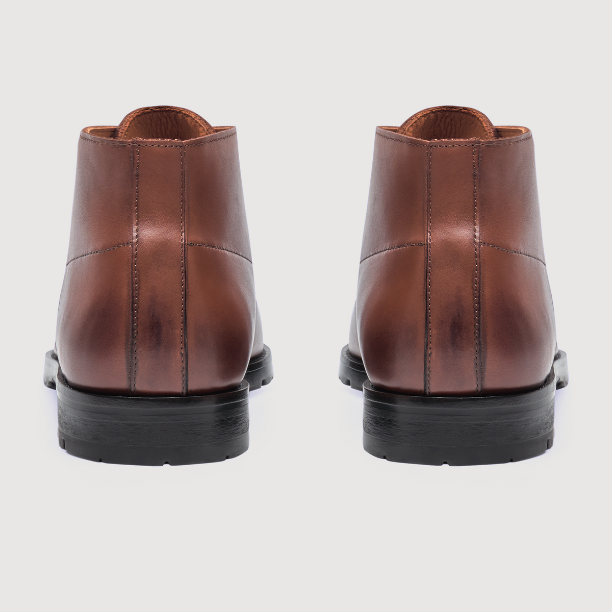 Henry Stevens Herren Boot Wallace Plain Dunkelbraun