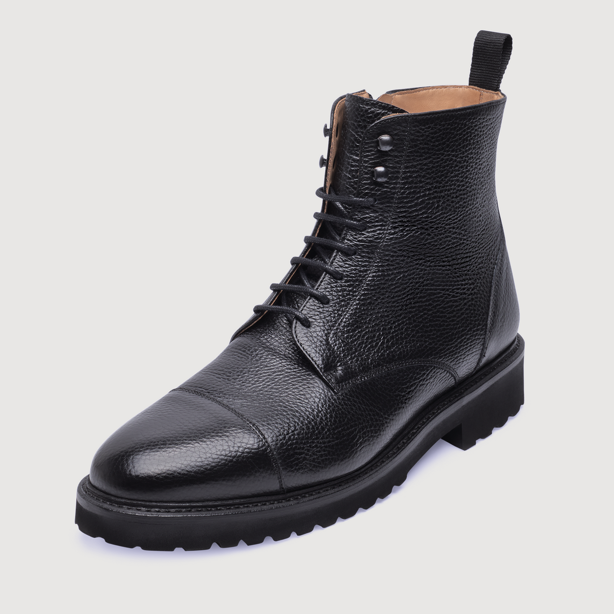 Henry Stevens Herren Stiefeletten Winston CDB6 - Schwarz