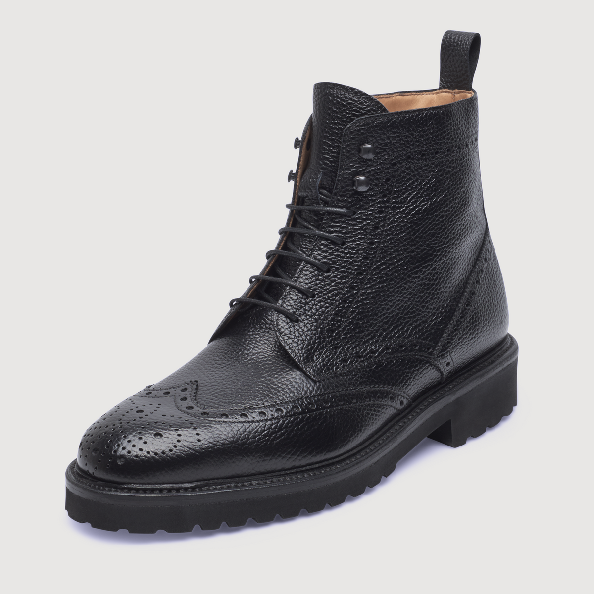 Henry Stevens Herren Stiefeletten Winston FBDB6 - Schwarz