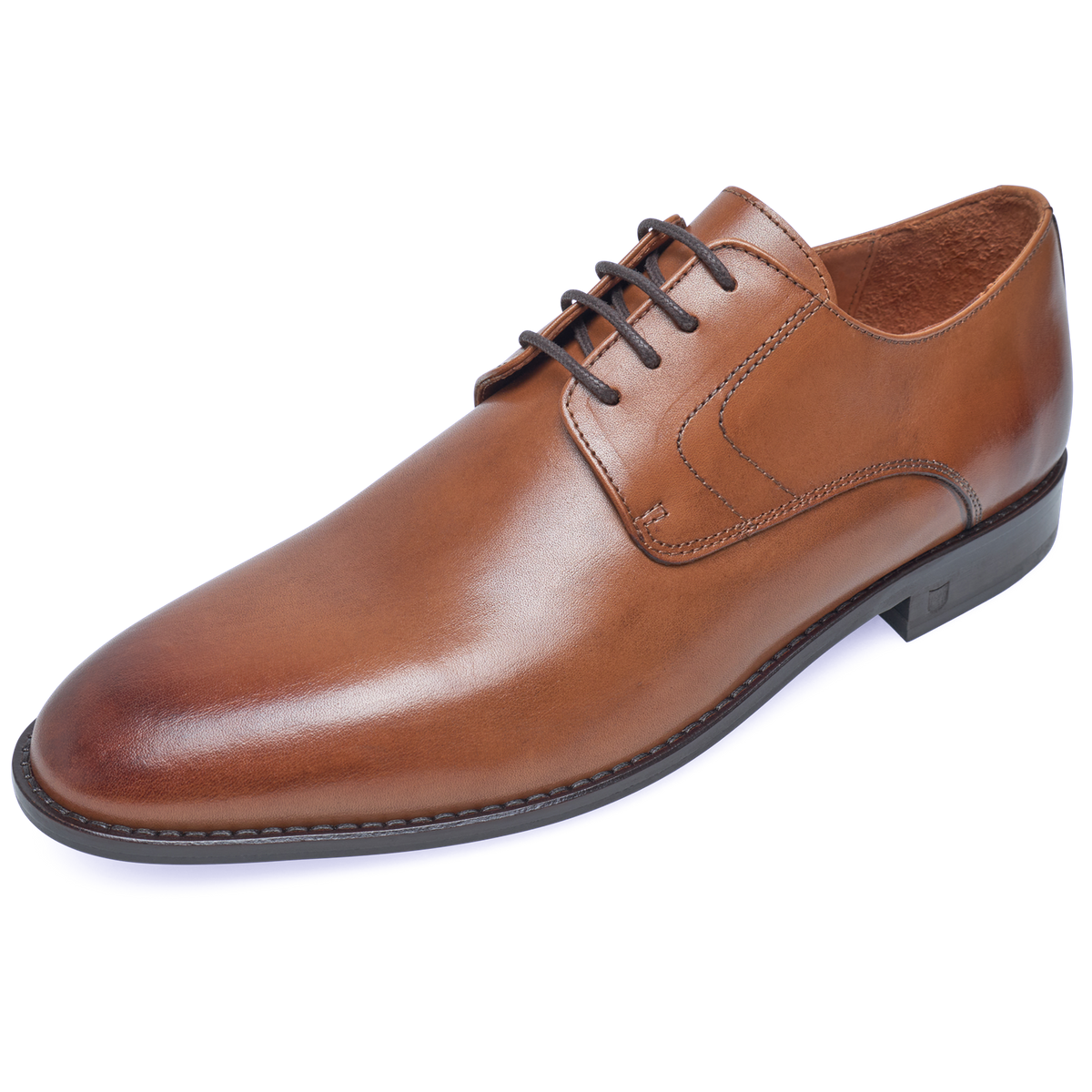 Henry Stevens Herren Businessschuhe Wallace PD - Cognac
