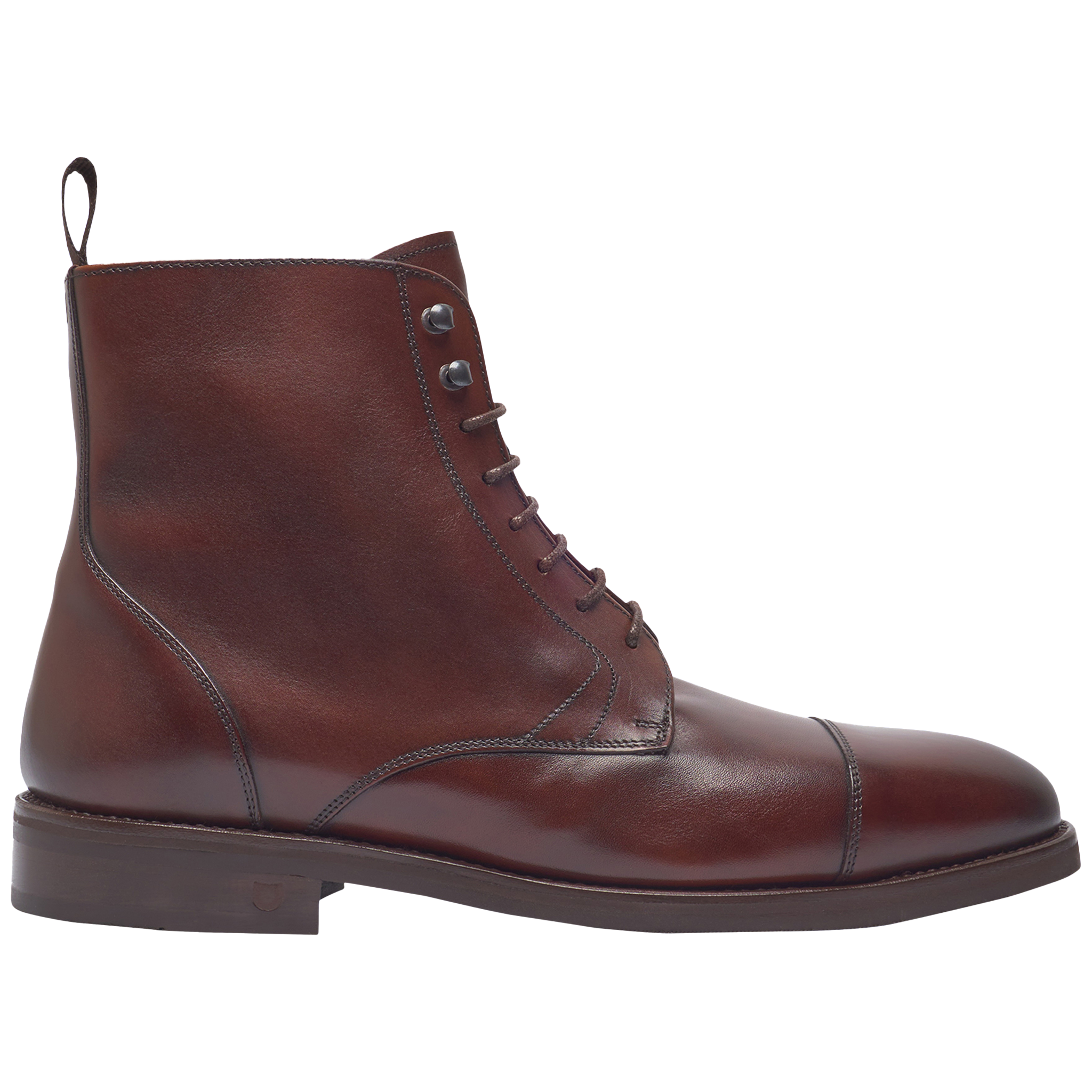 Henry Stevens Herren Stiefeletten Winston CDB2 - Schwarzbraun