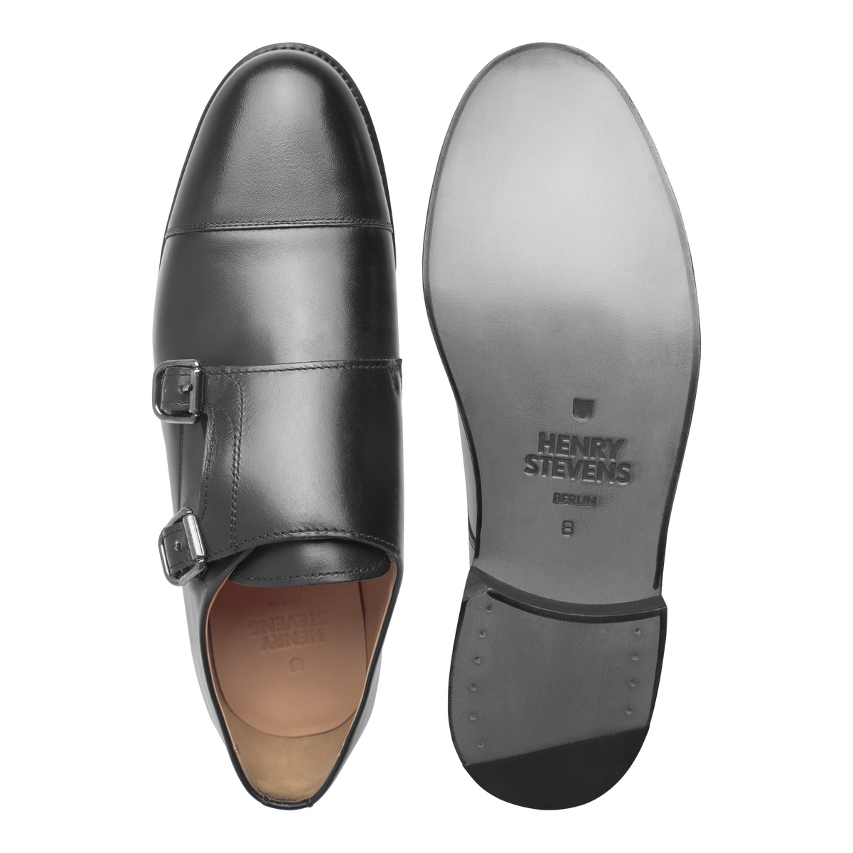 Henry Stevens Herren Businessschuhe Winston CDM - Schwarz