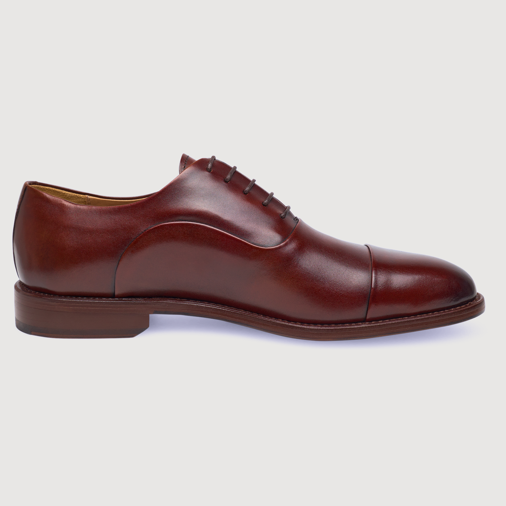 Henry Stevens Herren Businessschuhe Winston CO1 - Schwarzbraun