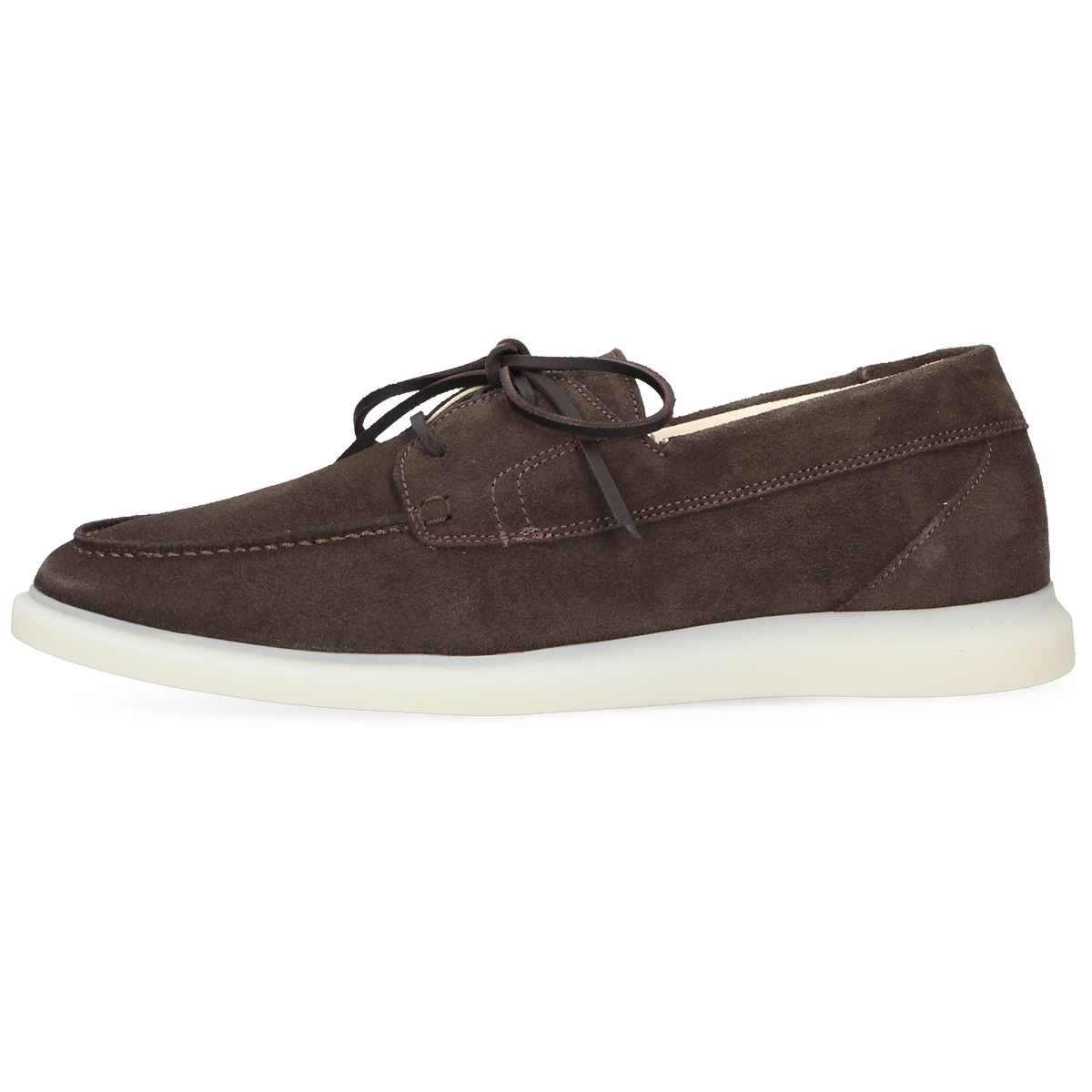 Henry Stevens Herren Bootsschuh Elia Plain Dunkelbraun