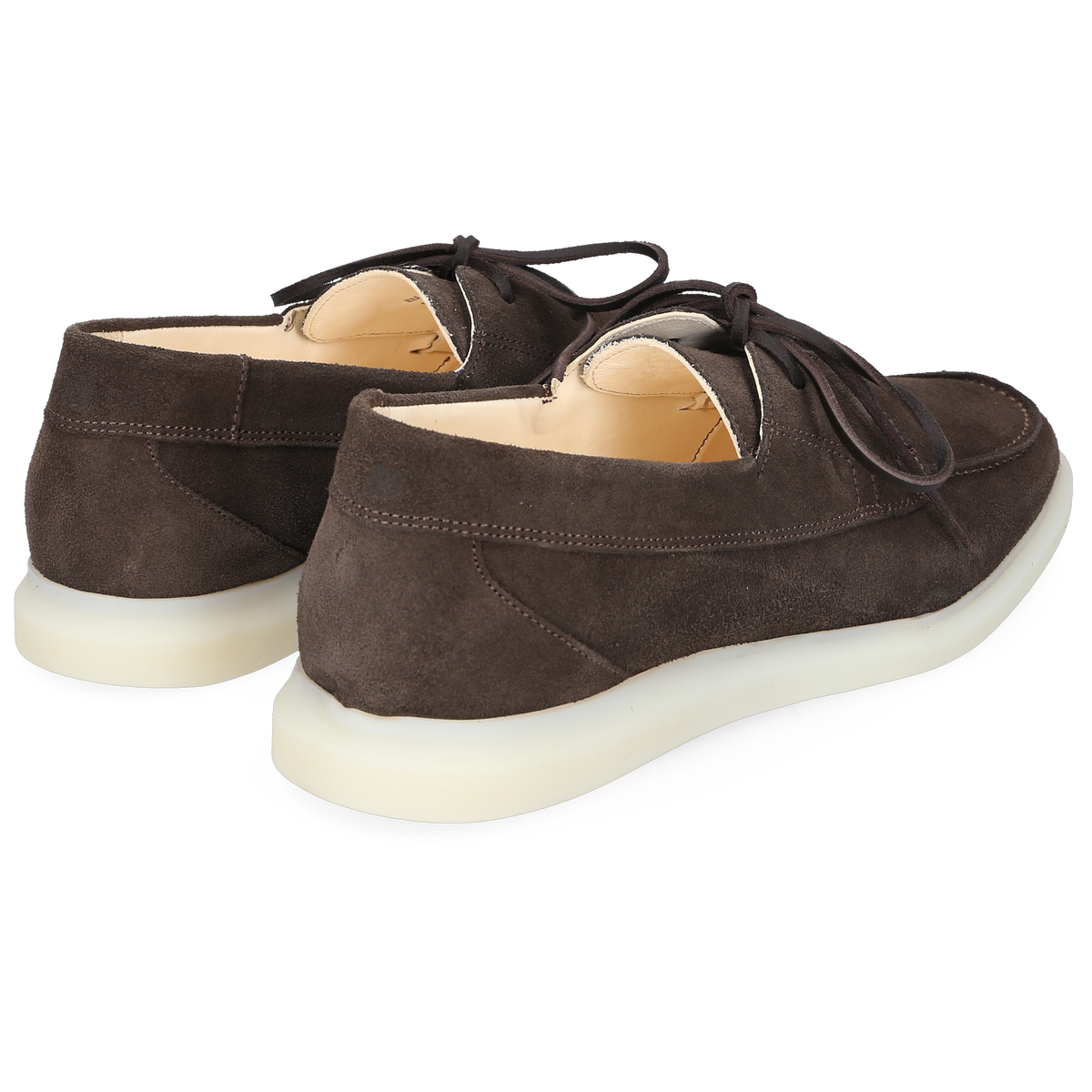 Henry Stevens Herren Bootsschuh Elia Plain Dunkelbraun