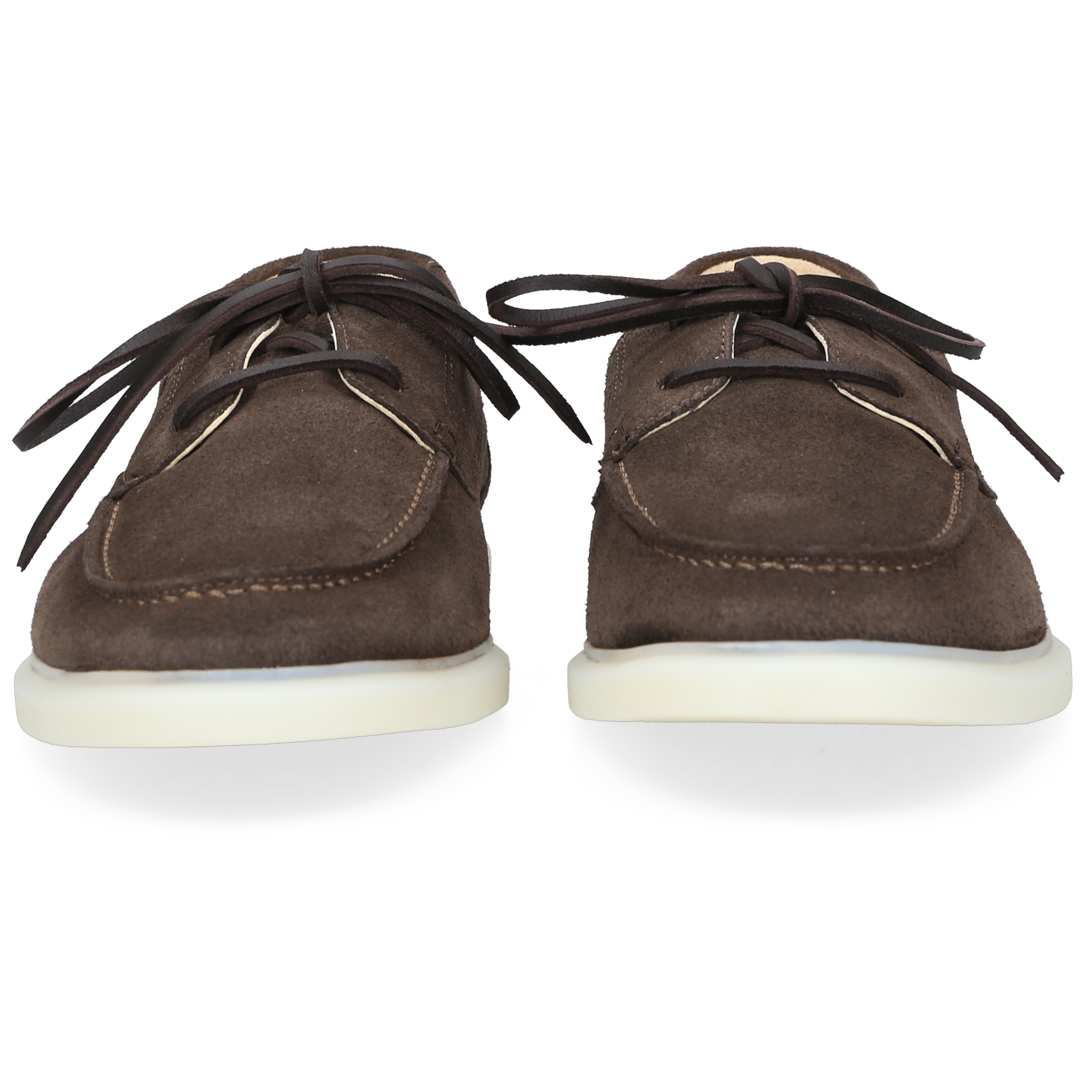 Henry Stevens Herren Bootsschuh Elia Plain Dunkelbraun