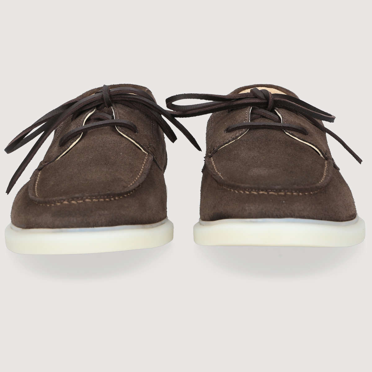 Henry Stevens Herren Bootsschuh Elia Plain Dunkelbraun