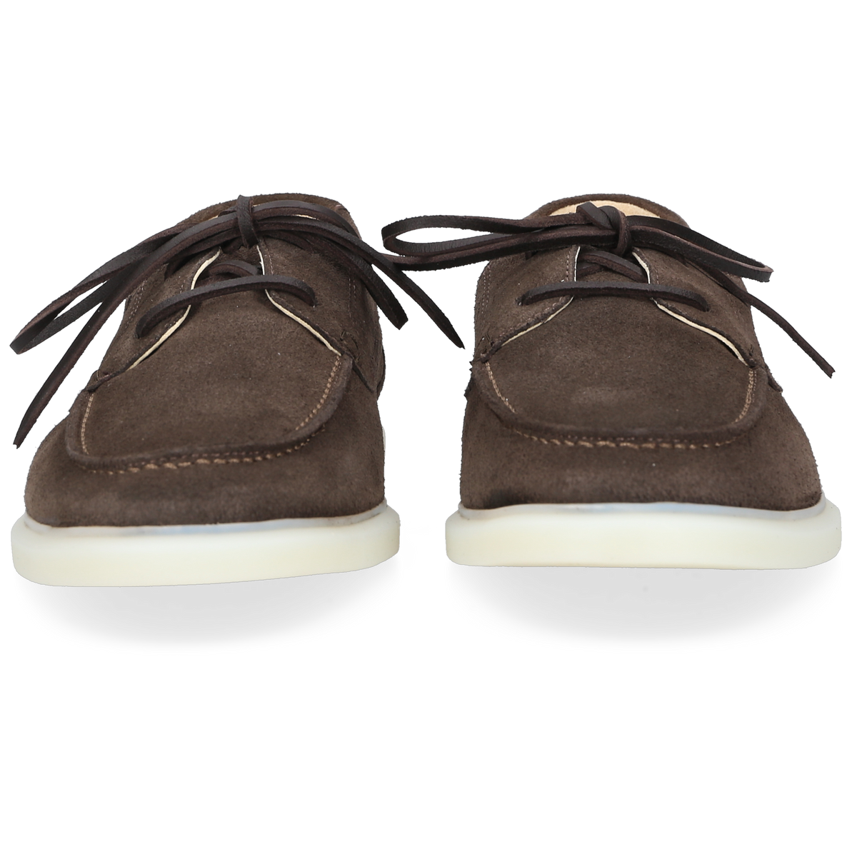 Henry Stevens Herren Bootsschuh Elia Plain Dunkelbraun