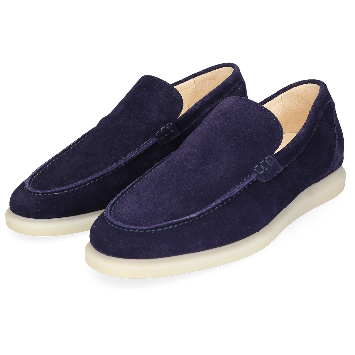 Henry Stevens Men's Loafer Elia Plain Navy