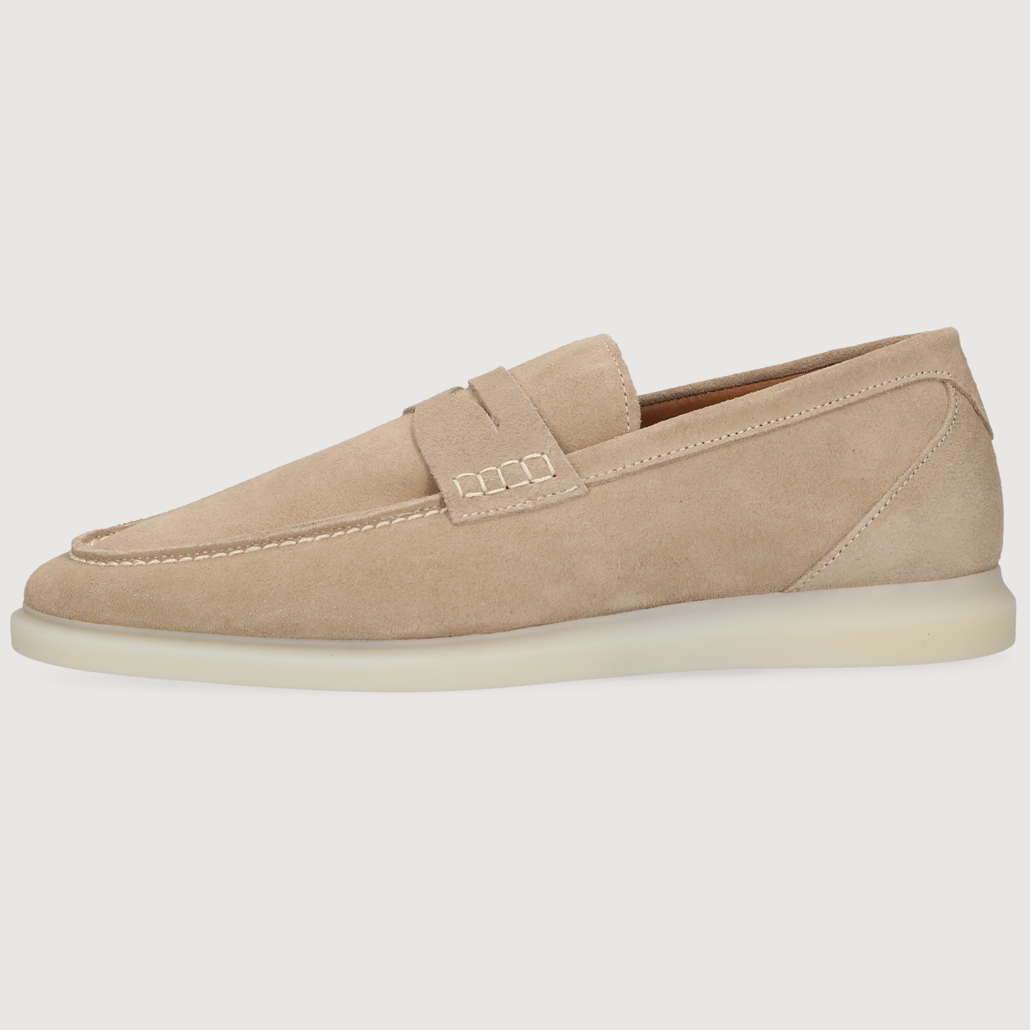 Henry Stevens Men's Loafer Elia Penny Beige