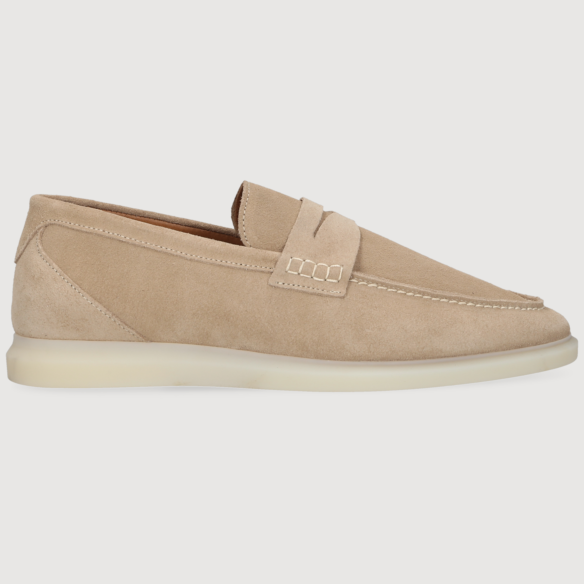 Henry Stevens Men's Loafer Elia Penny Beige