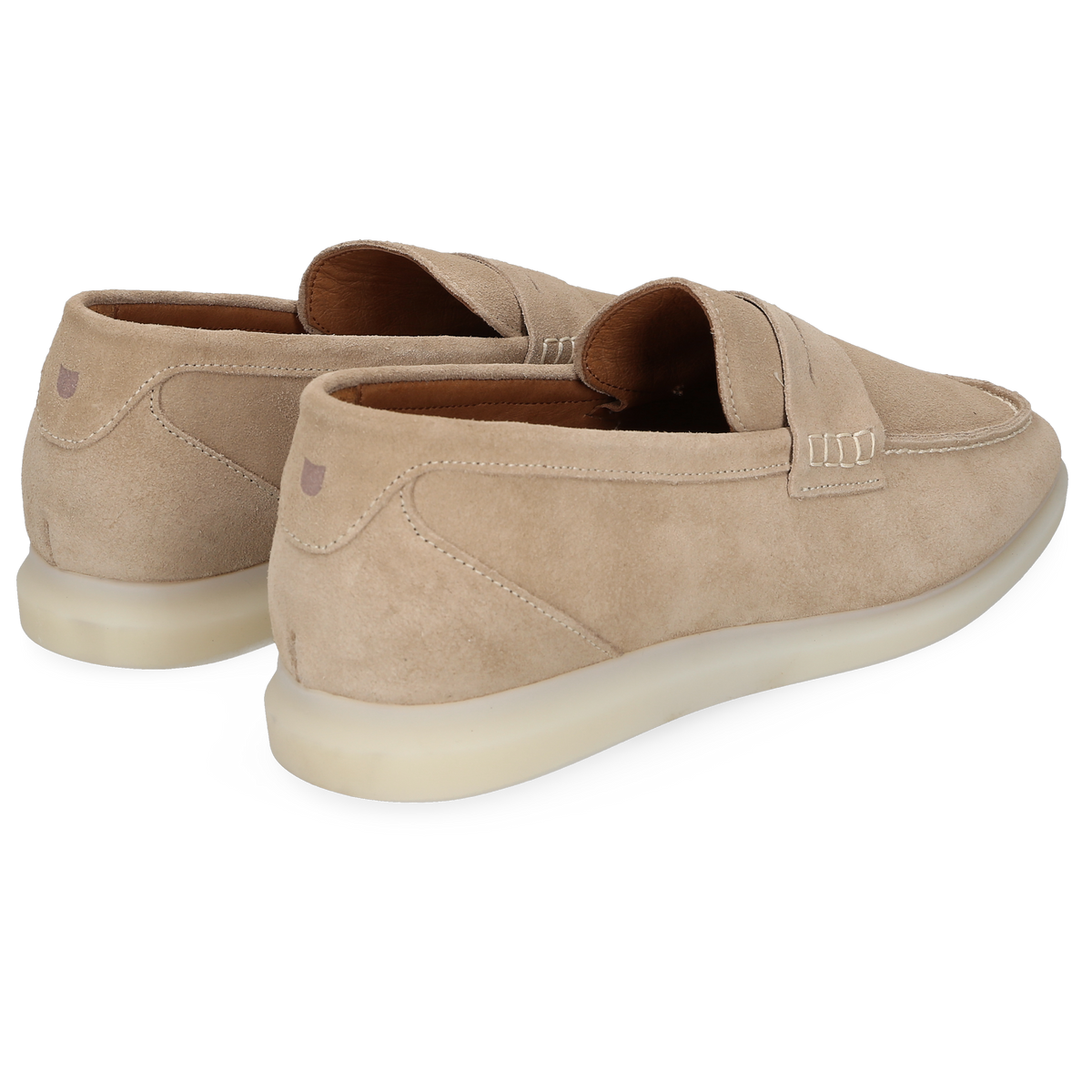 Henry Stevens Men's Loafer Elia Penny Beige