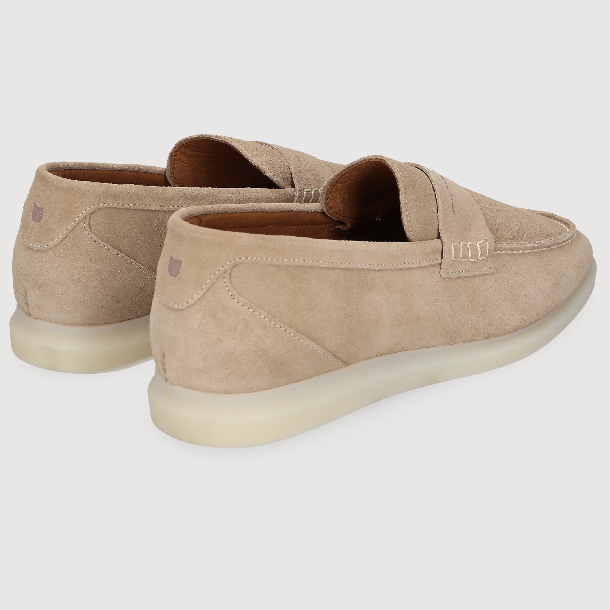 Henry Stevens Men's Loafer Elia Penny Beige