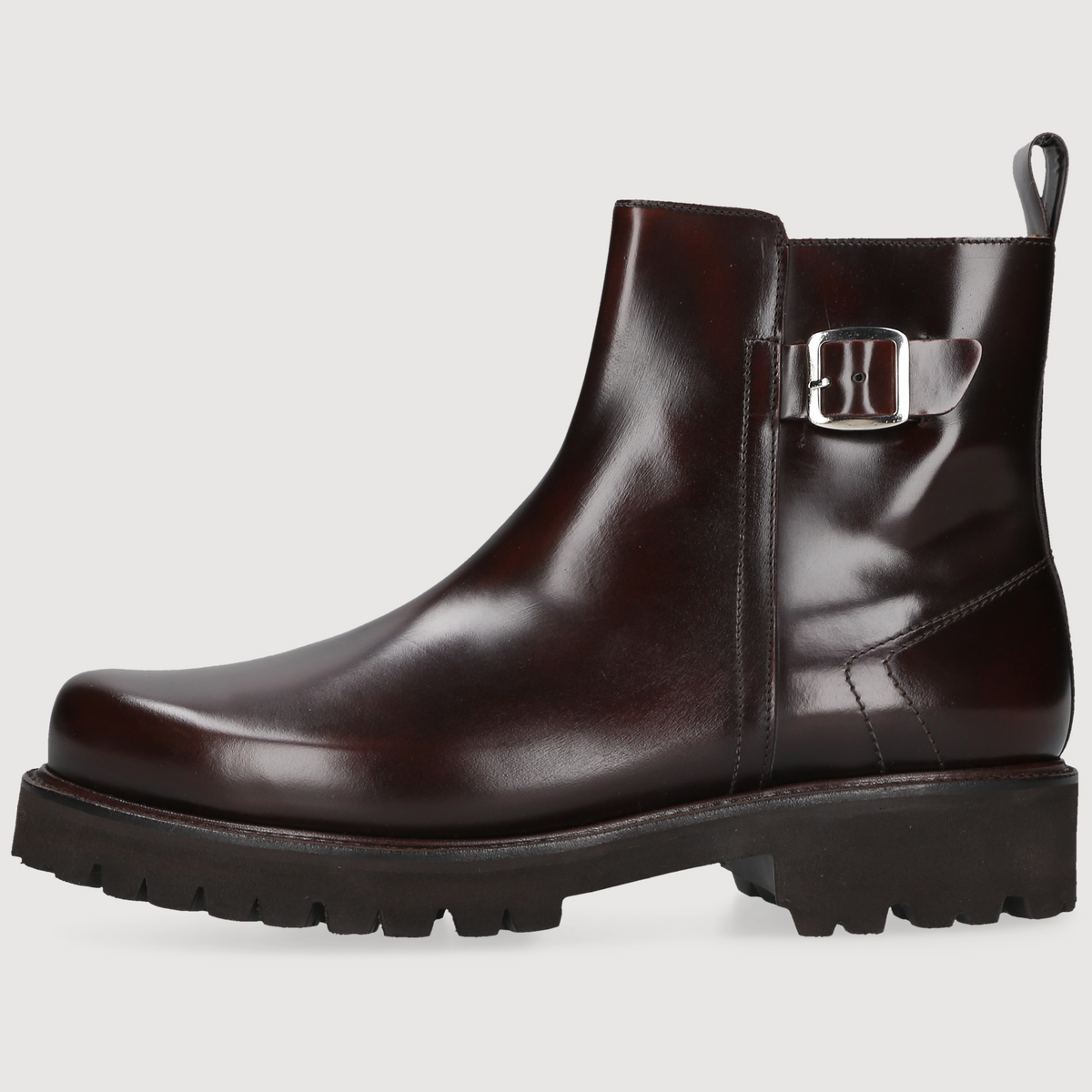 Henry Stevens Herren Boot Harry Plain Dark brown