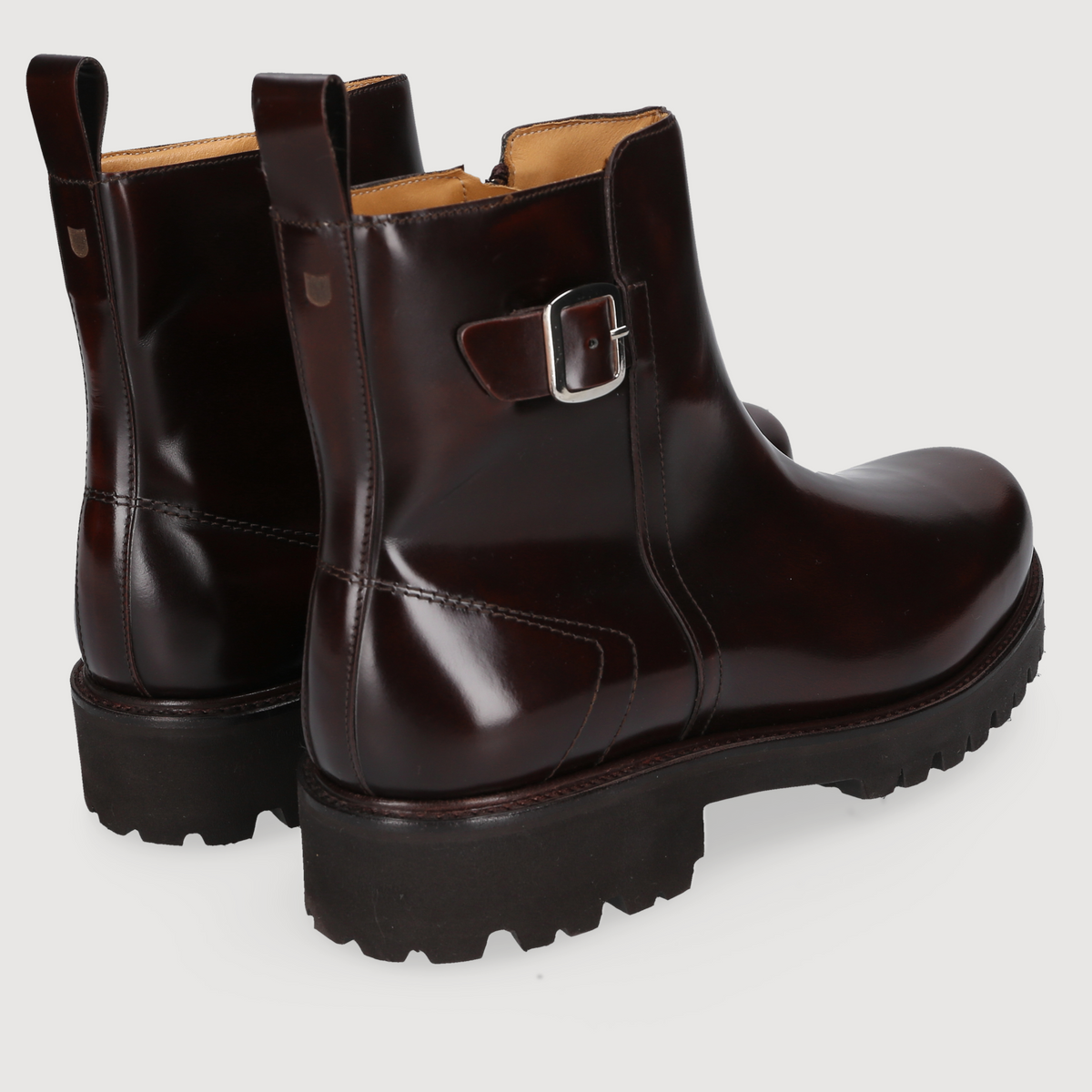 Henry Stevens Herren Boot Harry Plain Dark brown