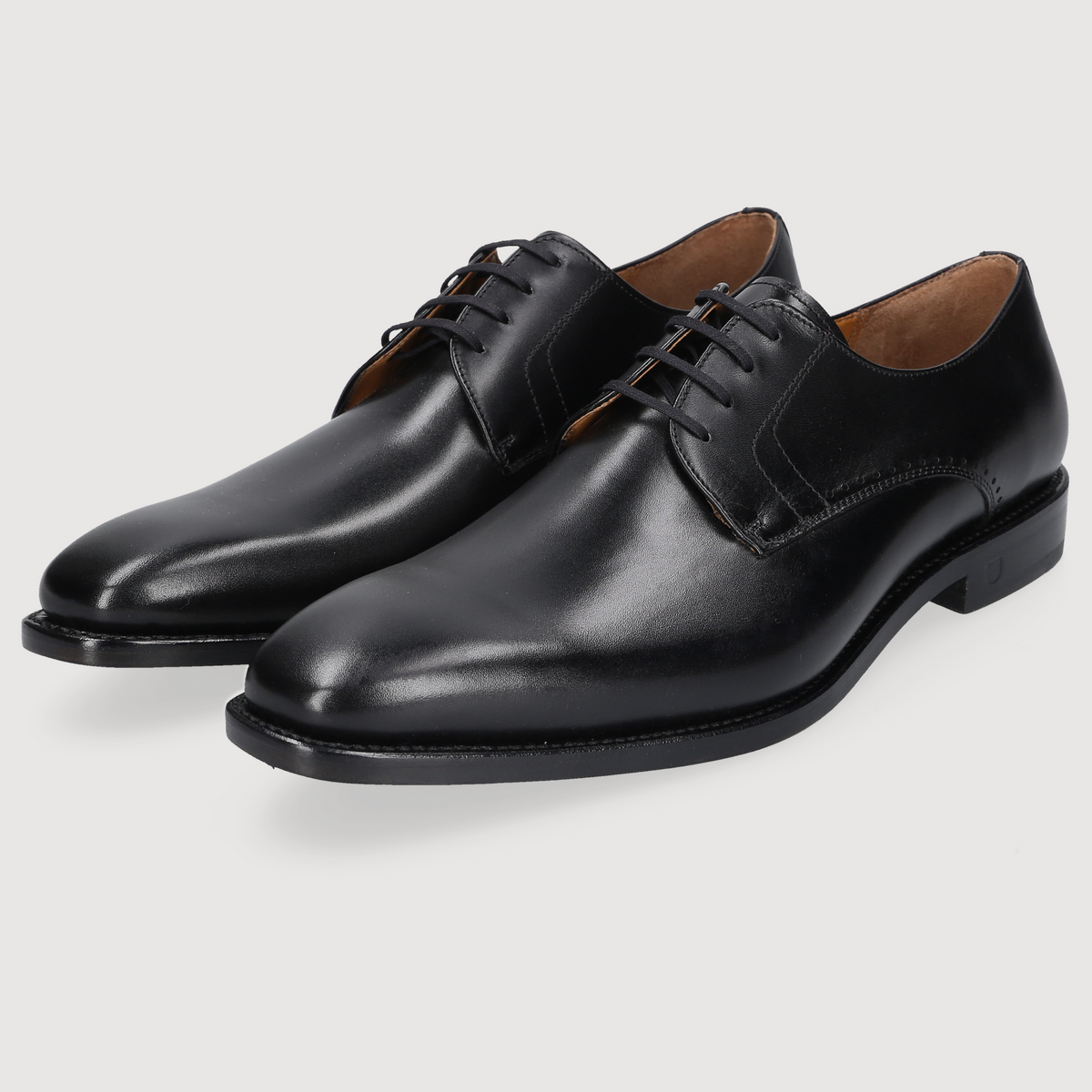 Henry Stevens Herren Klassiker Liam Plain Black