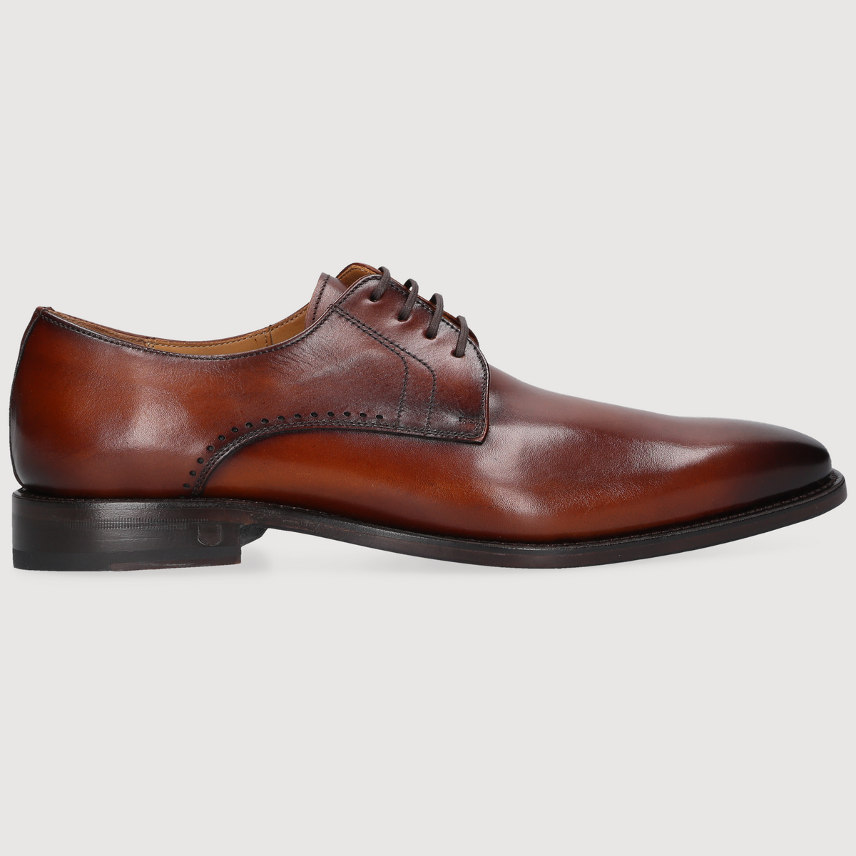 Henry Stevens Herren Klassiker Liam Plain Brown