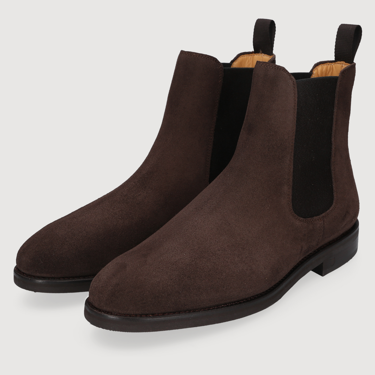 Henry Stevens Herren Boot Marshall Plain Dark brown