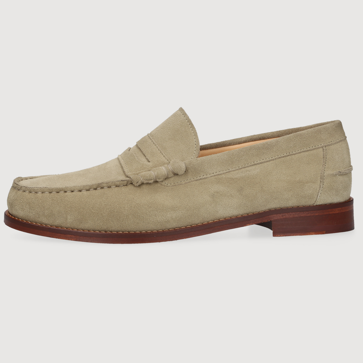 Henry Stevens Men's Loafer Riley Penny Beige