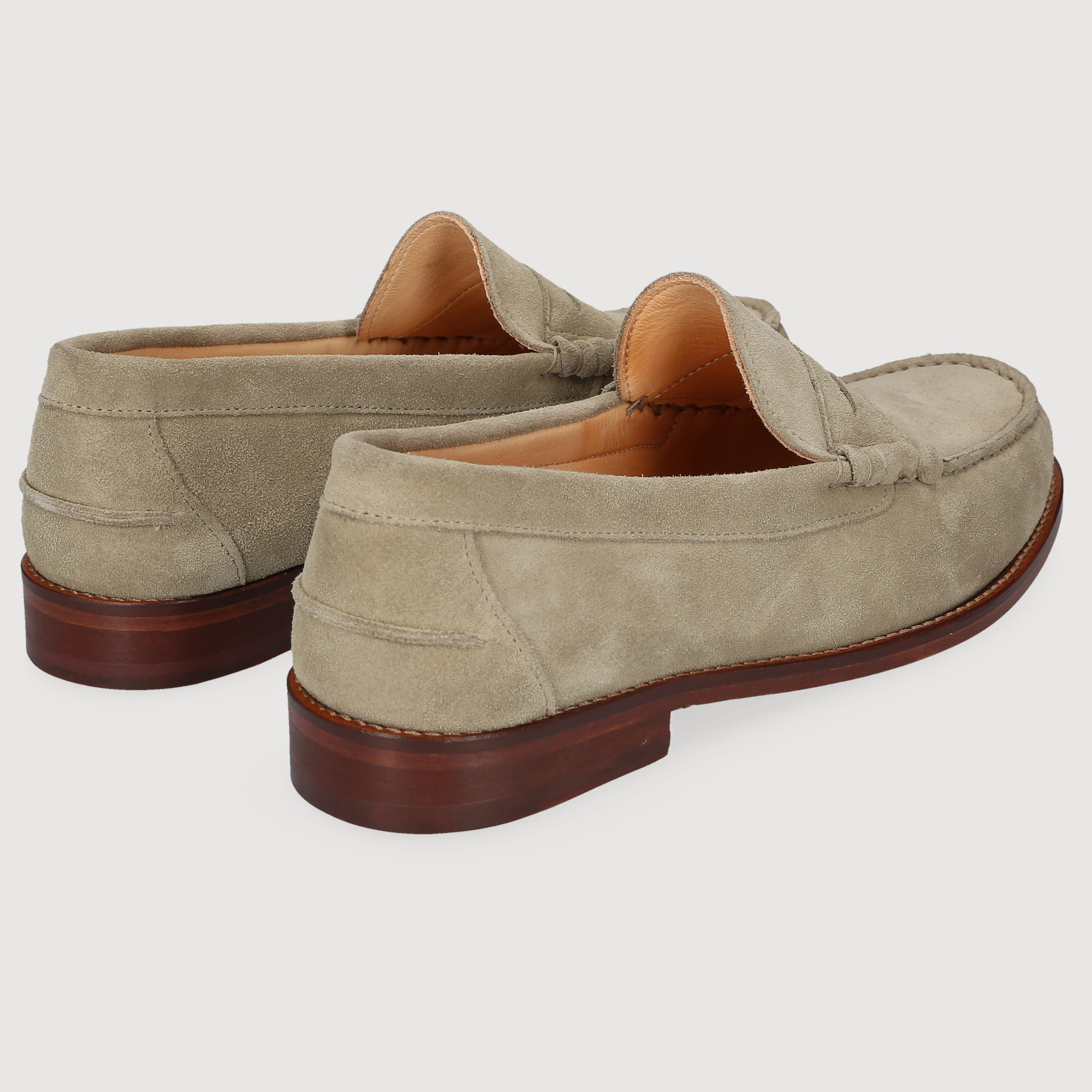 Henry Stevens Men's Loafer Riley Penny Beige