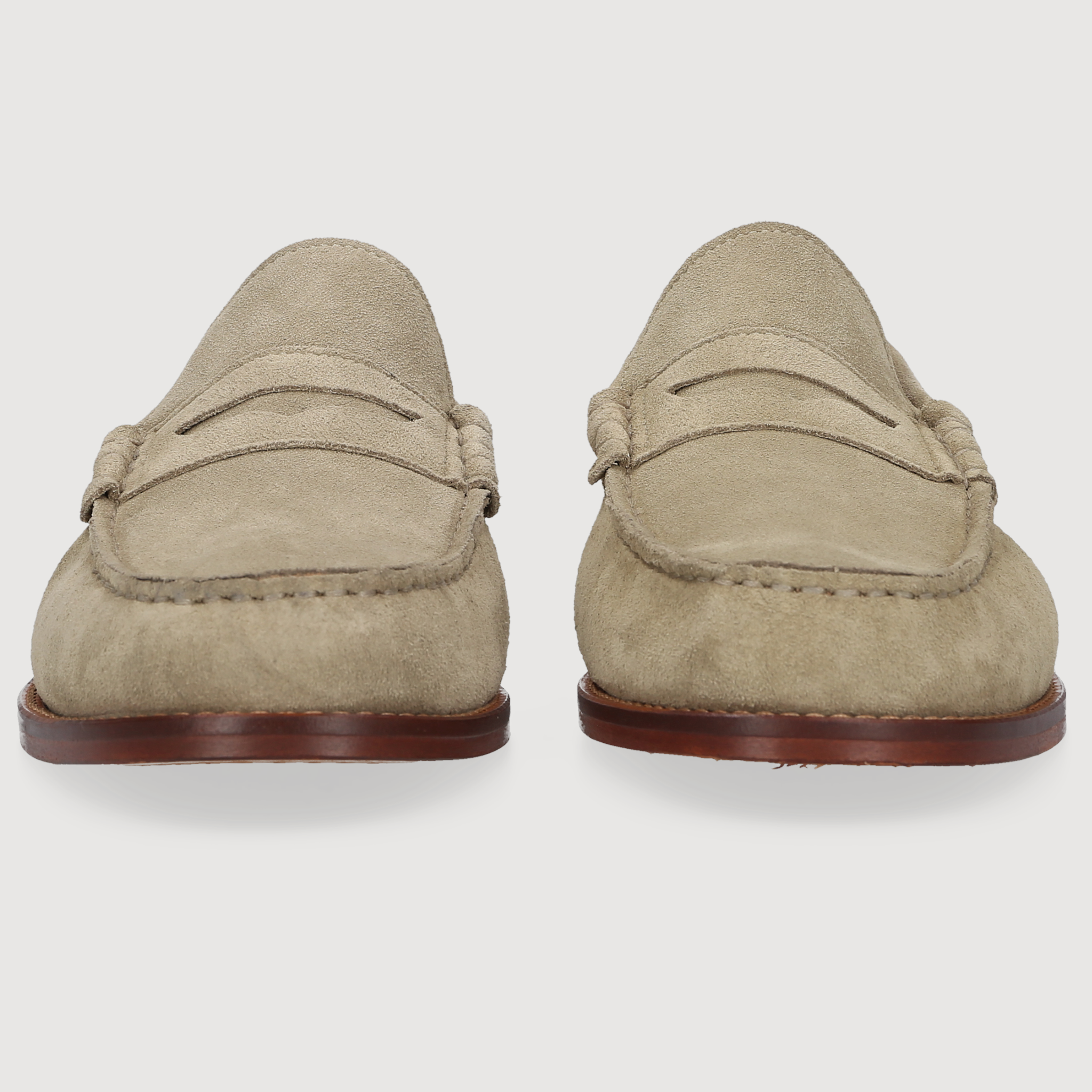 Henry Stevens Men's Loafer Riley Penny Beige