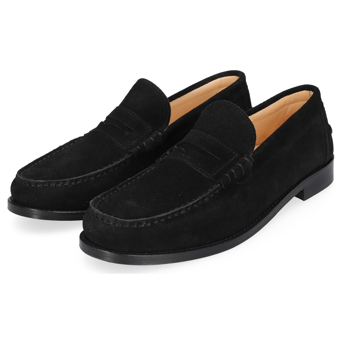 Henry Stevens Herren Loafer Riley Penny Schwarz
