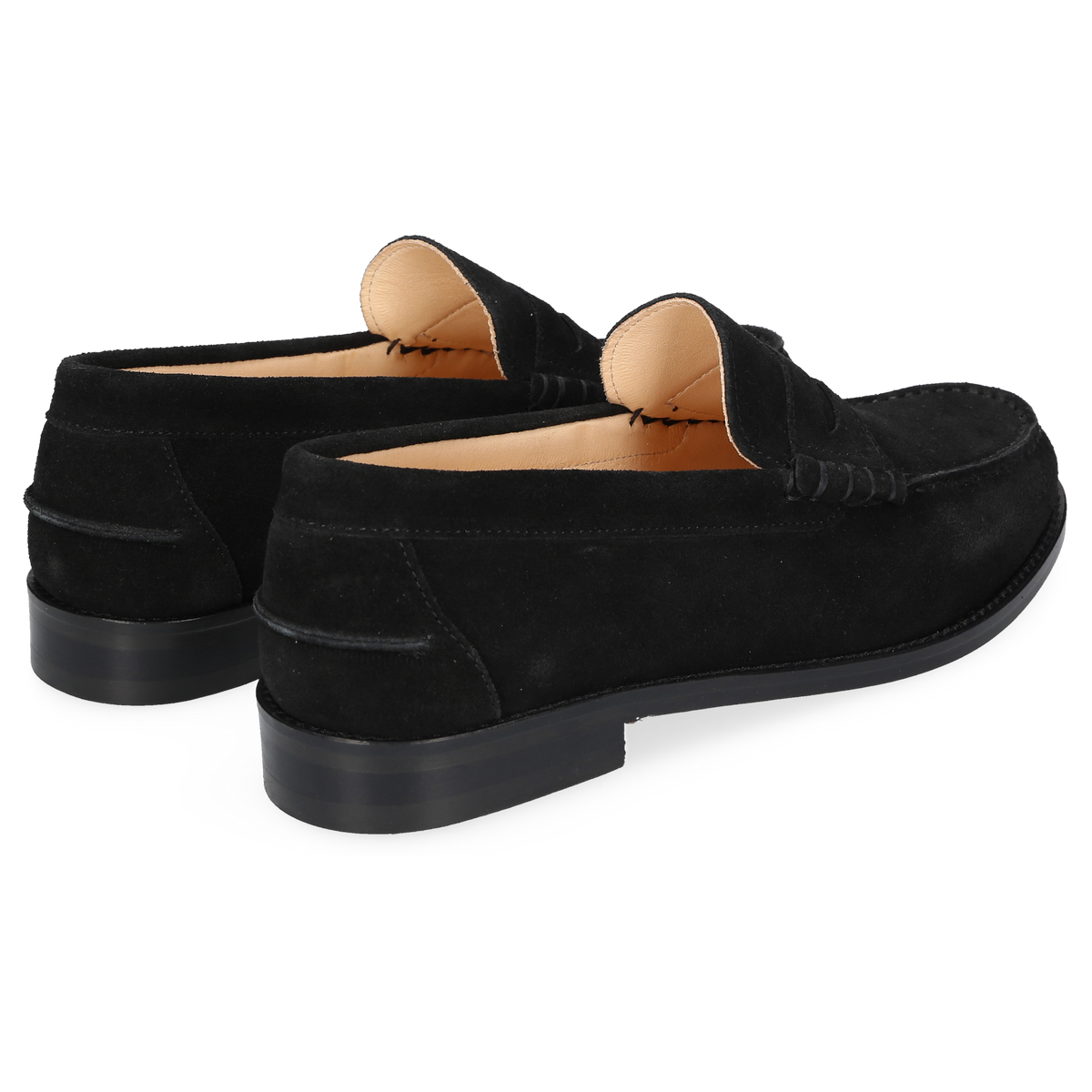 Henry Stevens Herren Loafer Riley Penny Schwarz