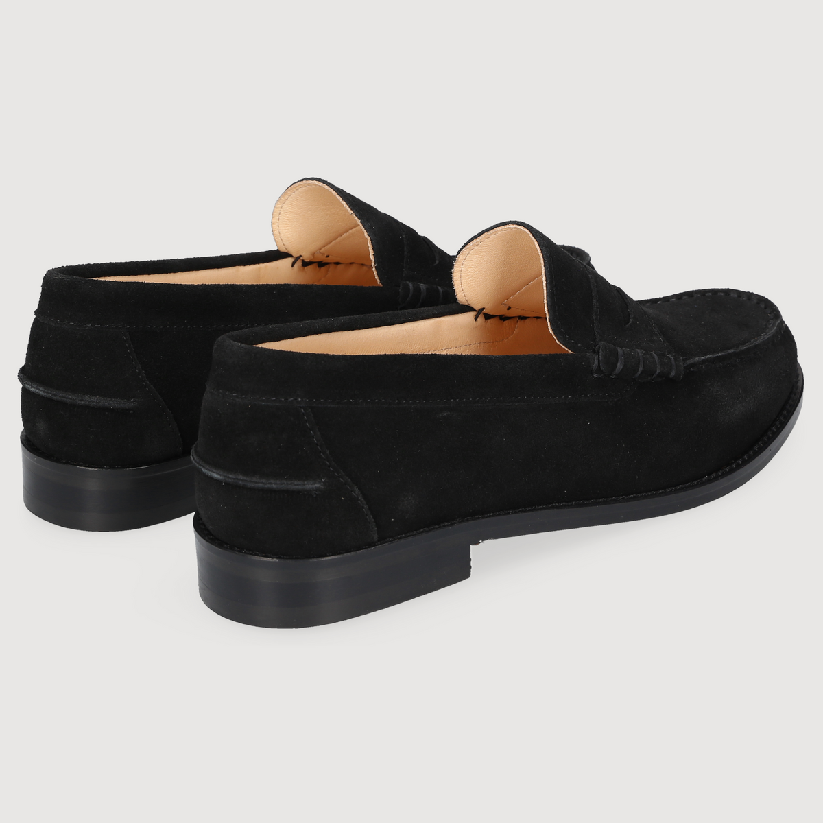 Henry Stevens Men's Loafer Riley Penny Black
