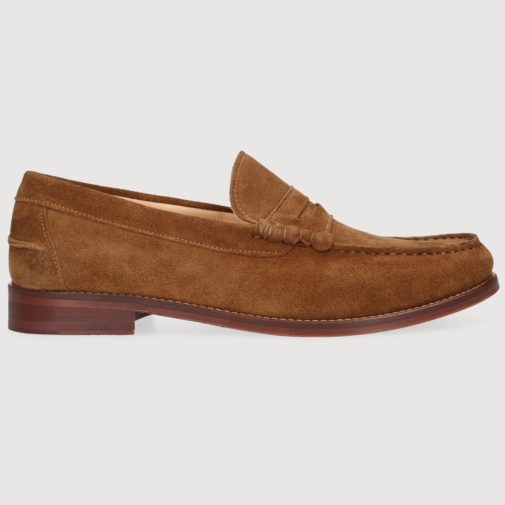 Henry Stevens Men's Loafer Riley Penny Caramel