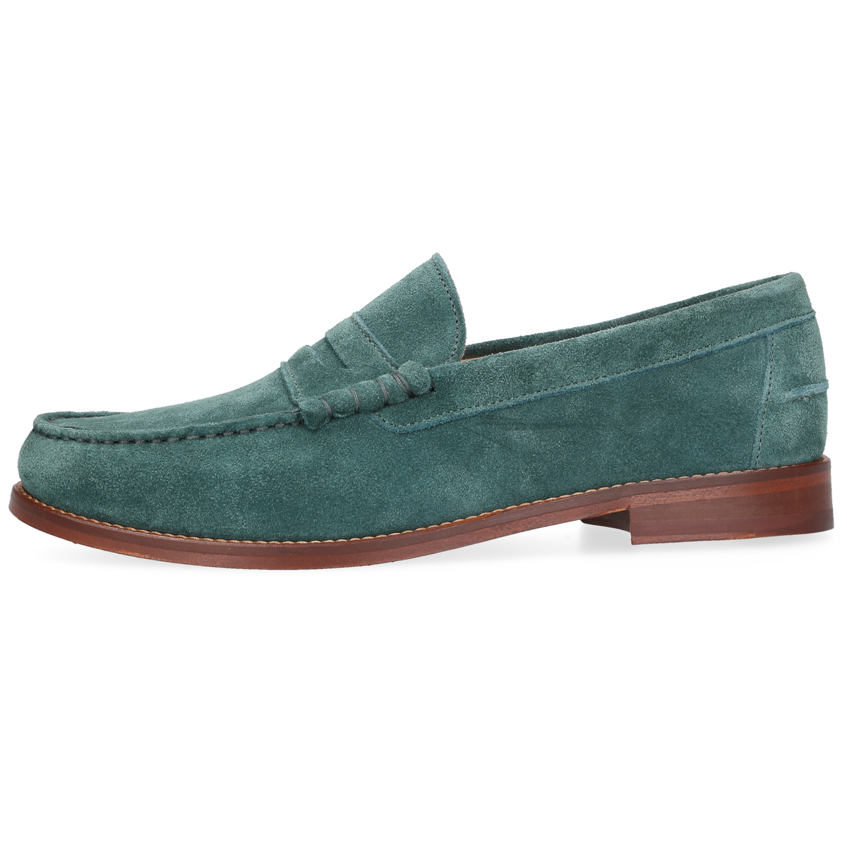 Henry Stevens Men's Loafer Riley Penny Petrol