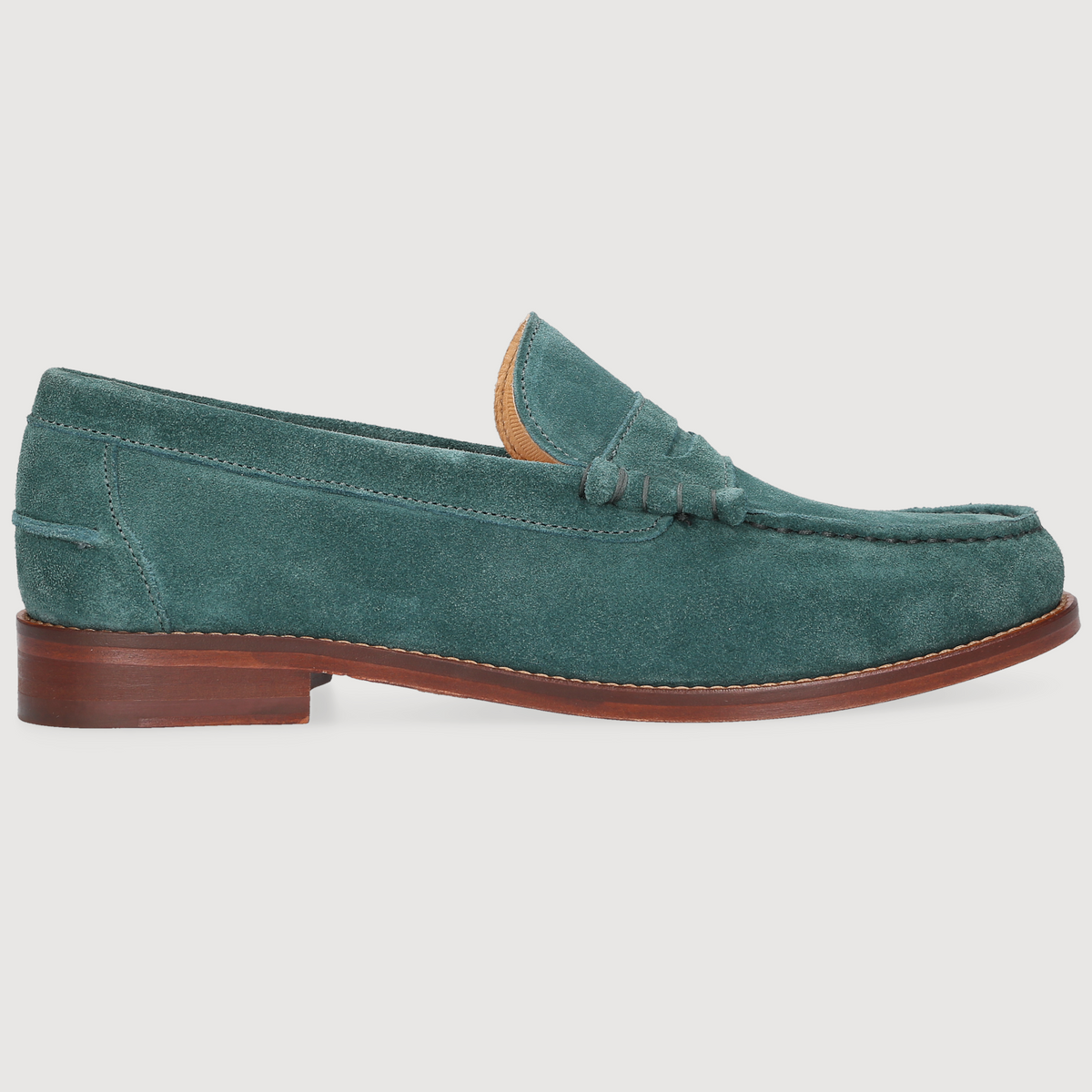 Henry Stevens Men's Loafer Riley Penny Petrol