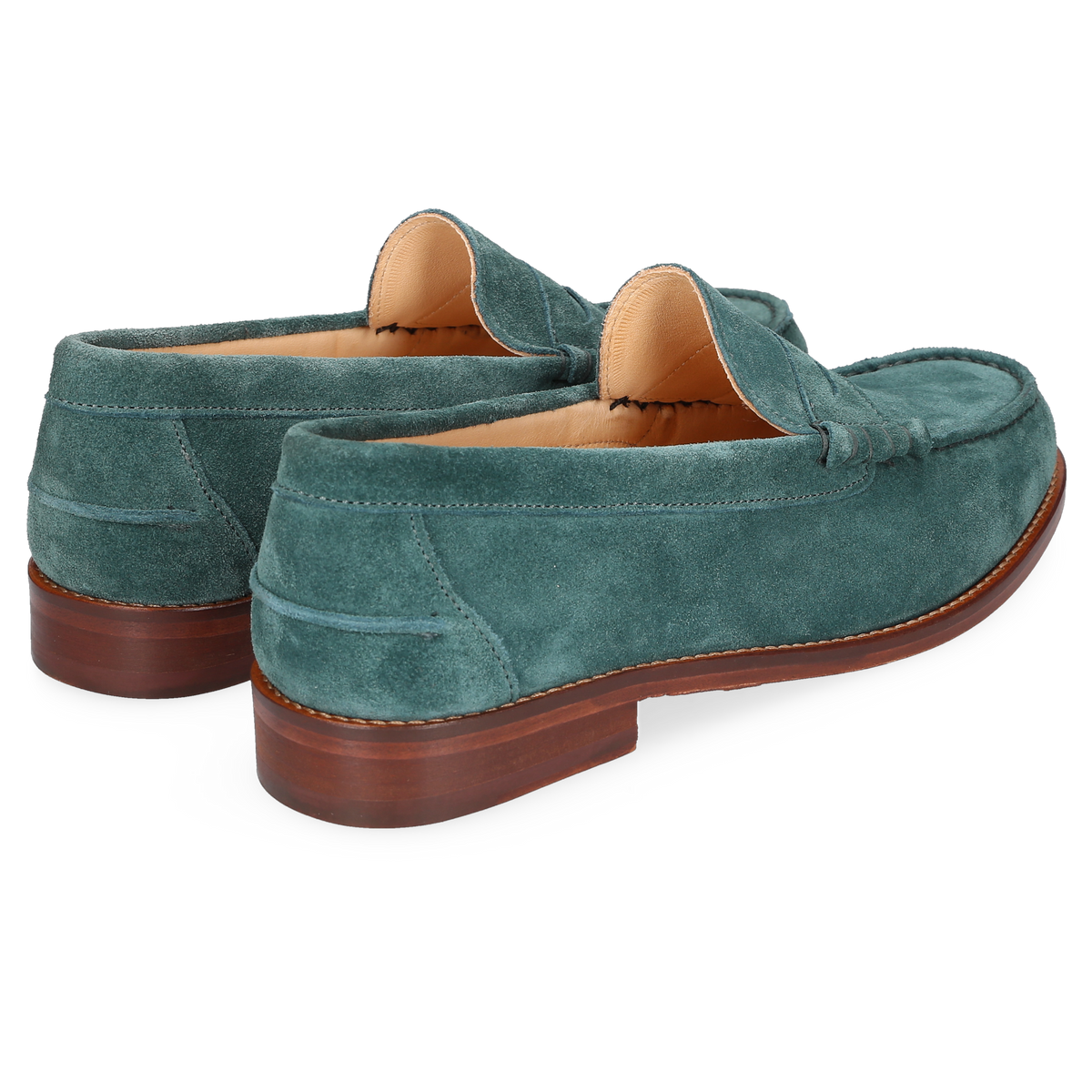 Henry Stevens Men's Loafer Riley Penny Petrol