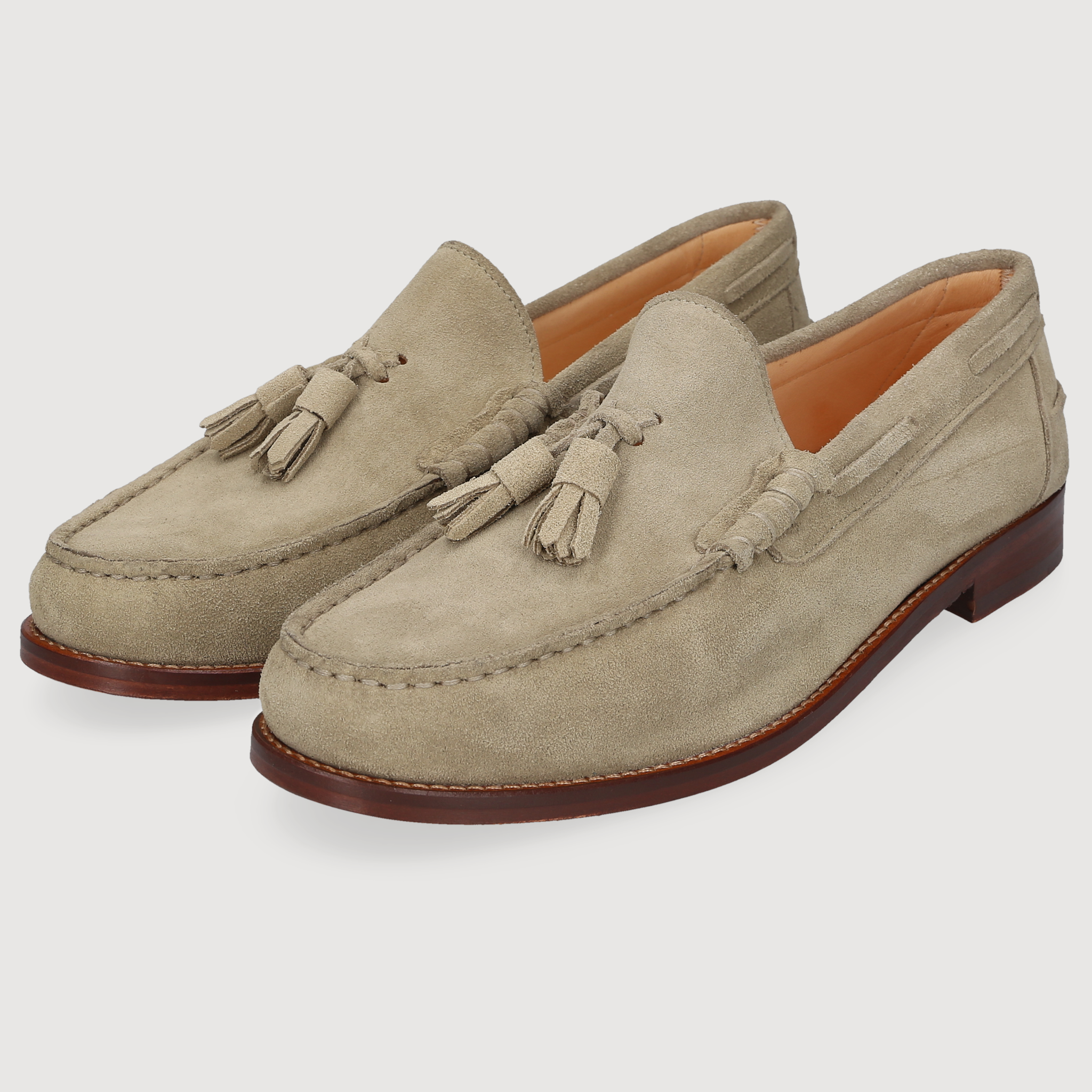 Henry Stevens Herren Loafer Riley Tassel Beige