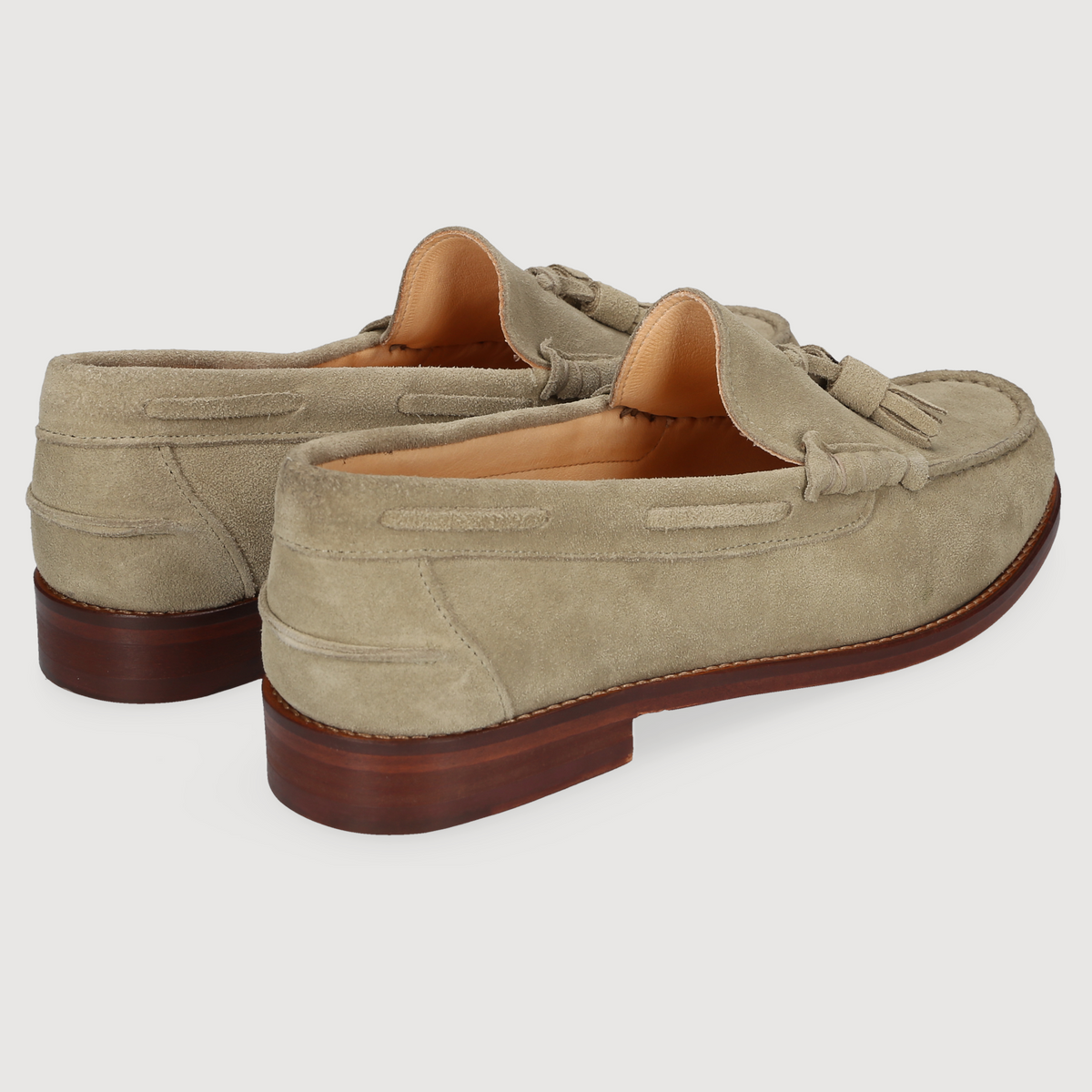 Henry Stevens Herren Loafer Riley Tassel Beige