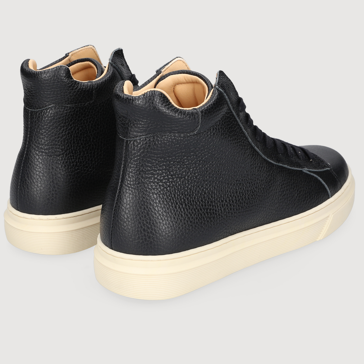 Henry Stevens Herren Sneaker Travis Plain Black/White