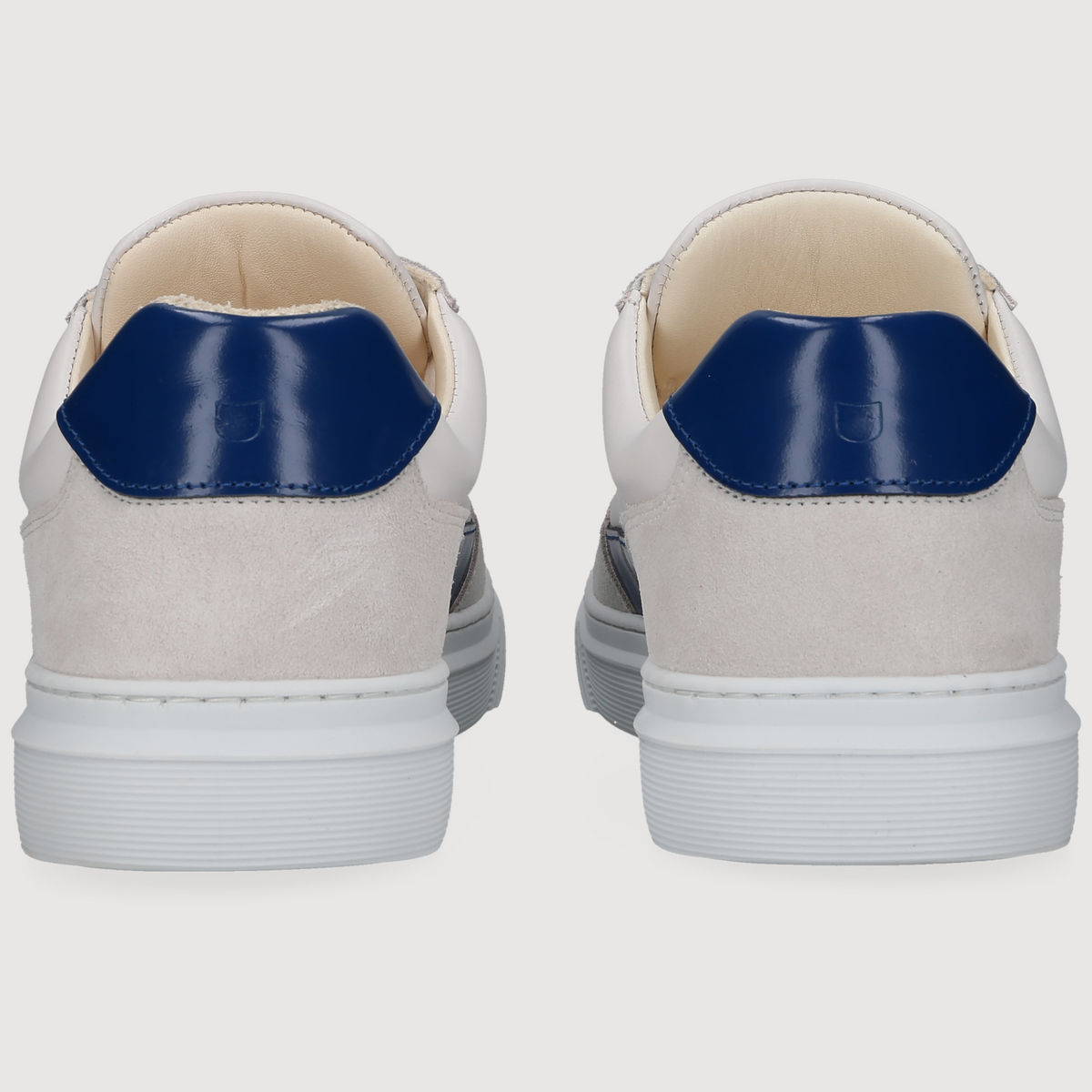 Henry Stevens Herren Sneaker Travis Plain Weiß/Blau
