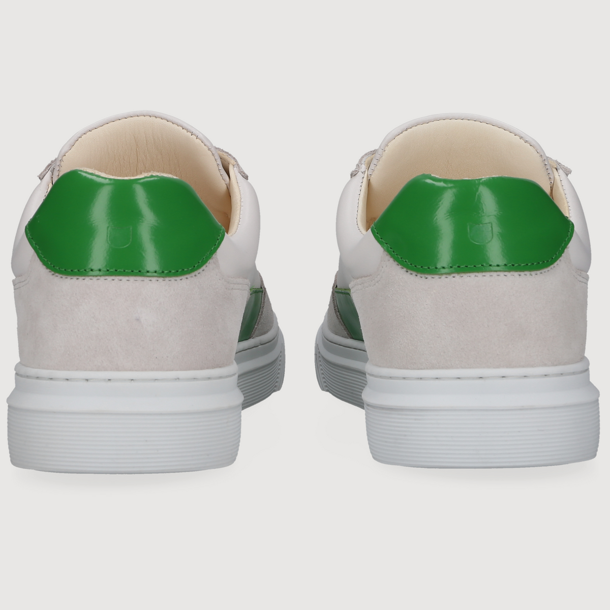 Henry Stevens Herren Sneaker Travis Plain Weiß/Grün