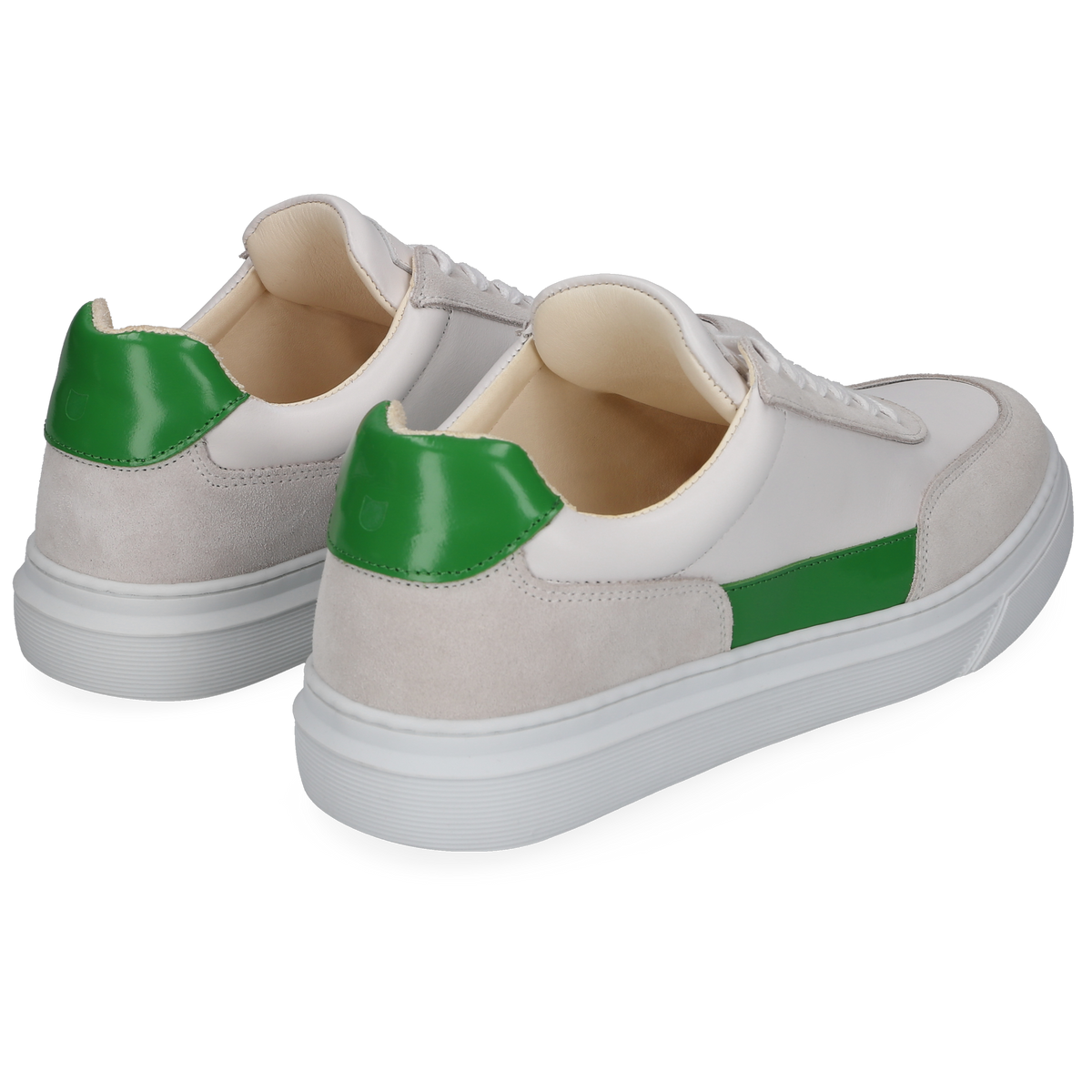 Henry Stevens Men's Sneaker Travis Plain White/Green