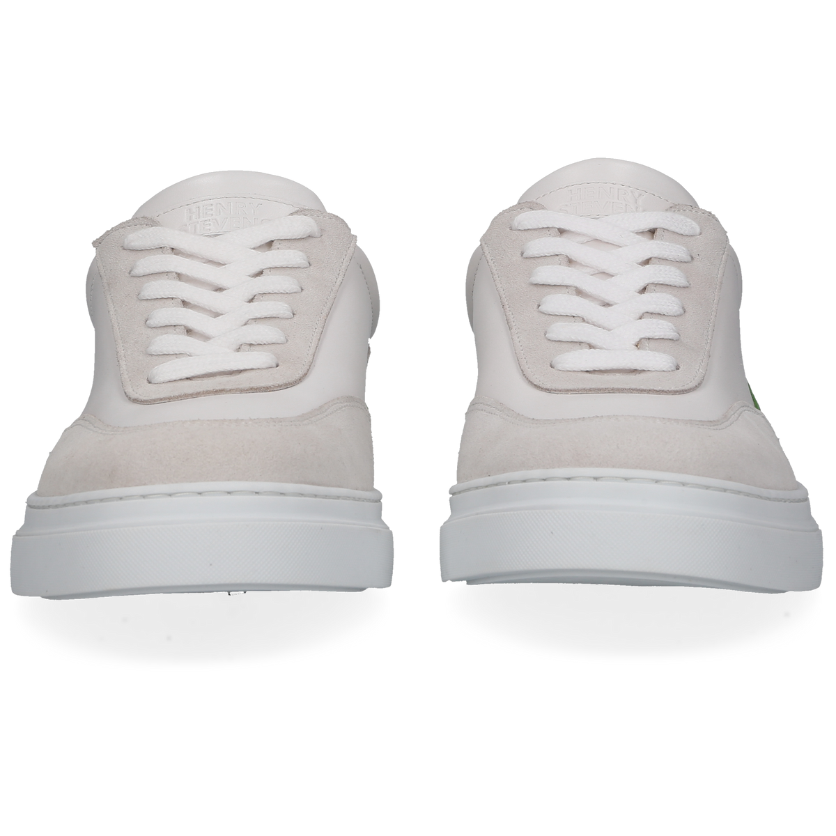 Henry Stevens Men's Sneaker Travis Plain White/Green