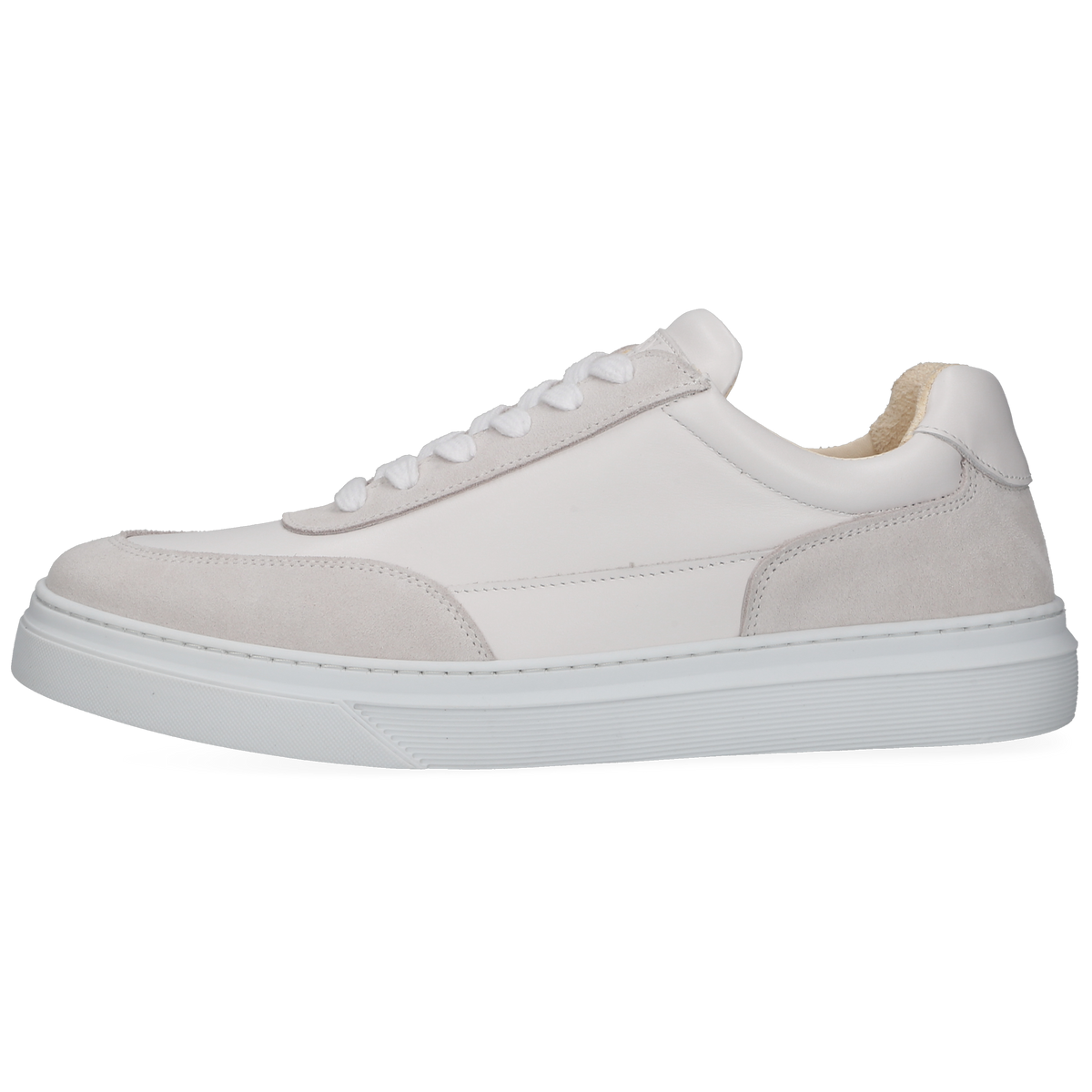 Henry Stevens Herren Sneaker Travis Plain Weiß/Grau