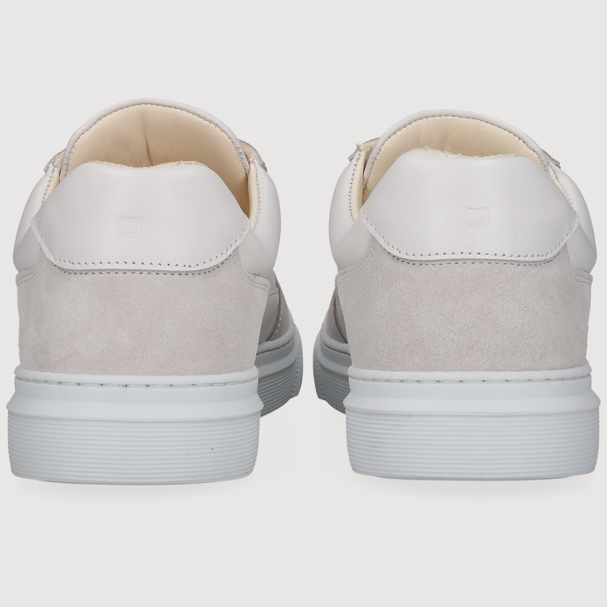 Henry Stevens Herren Sneaker Travis Plain Weiß/Grau